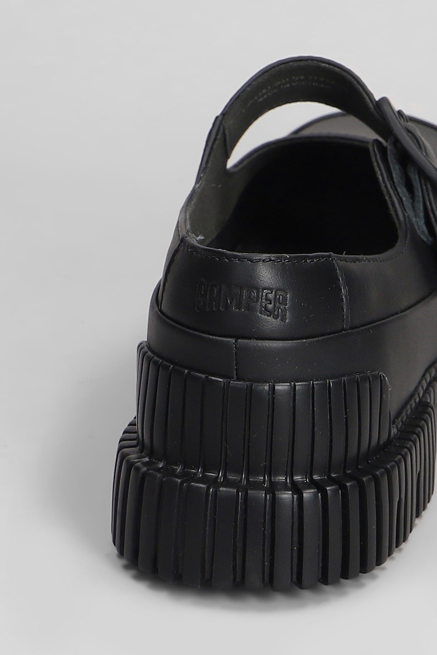 Shop Camper Pix Loafers In Black Leather