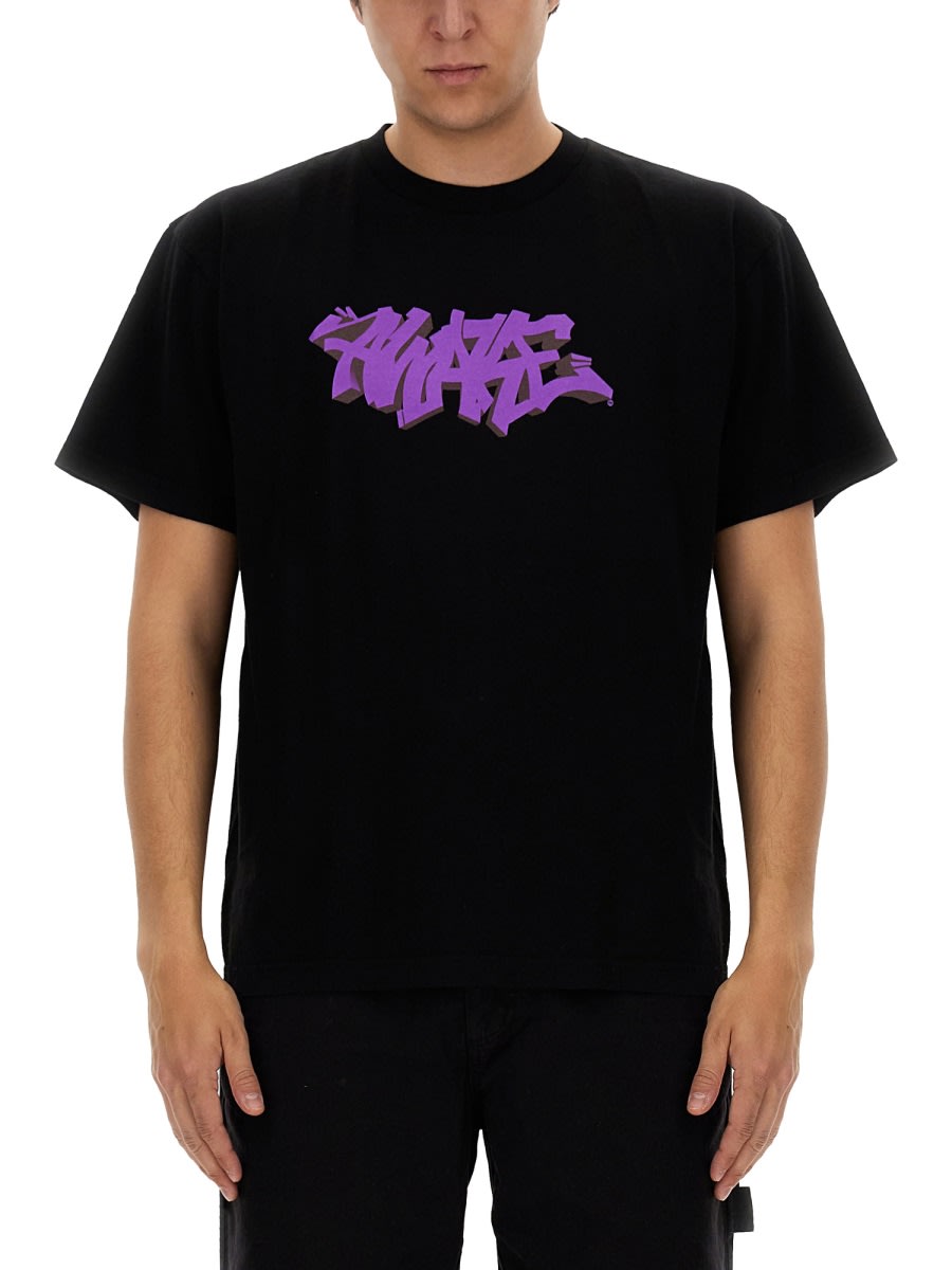 Shop Awake Ny Graffiti T-shirt In Black