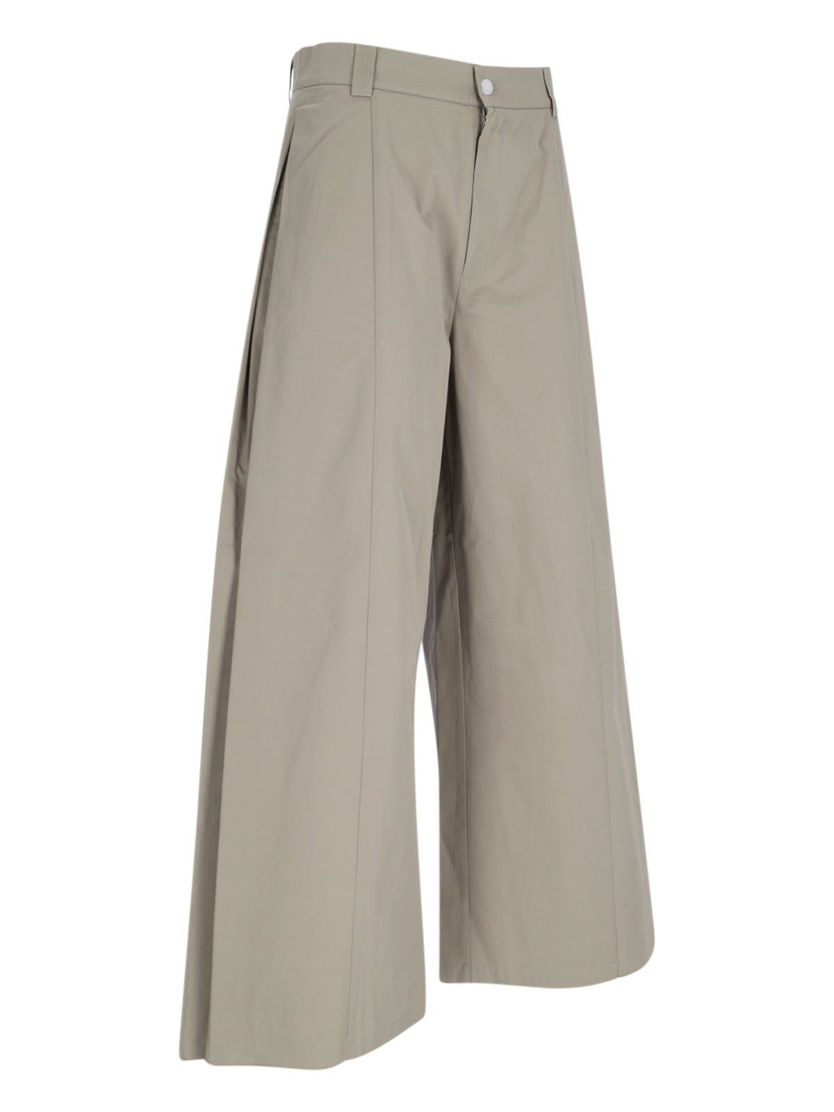 Shop Sibel Saral Palazzo Trousers In Taupe