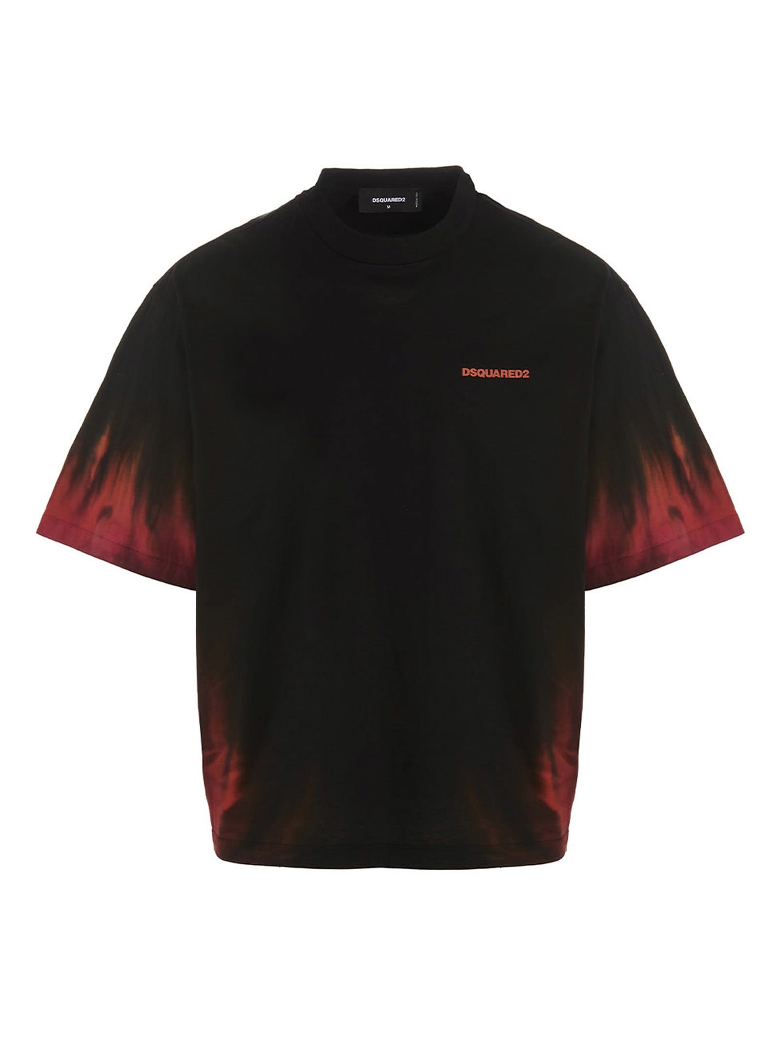 DSQUARED2 T-SHIRT D2 FLAME DROP