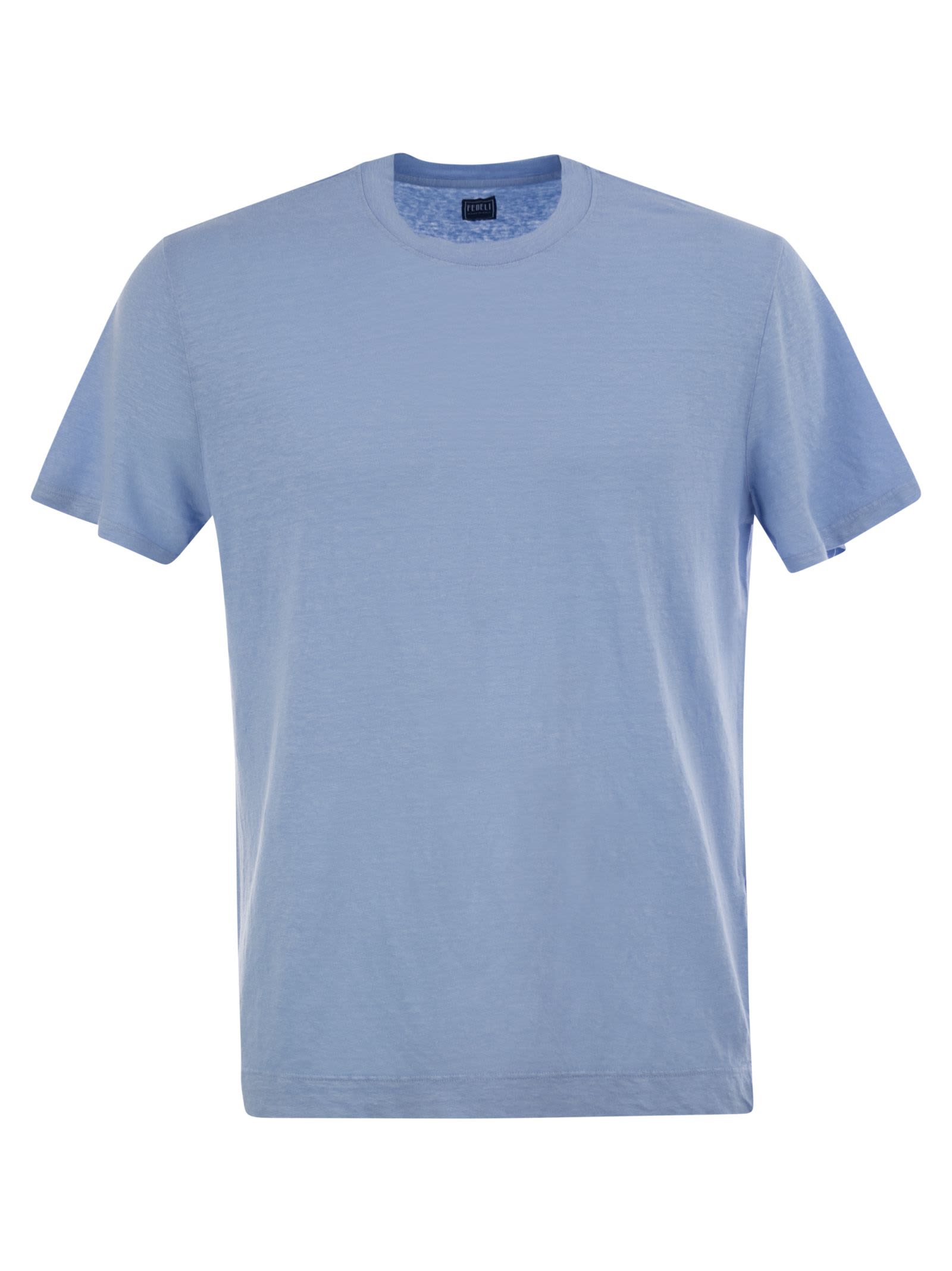 Stretch Linen Short-sleeved T-shirt