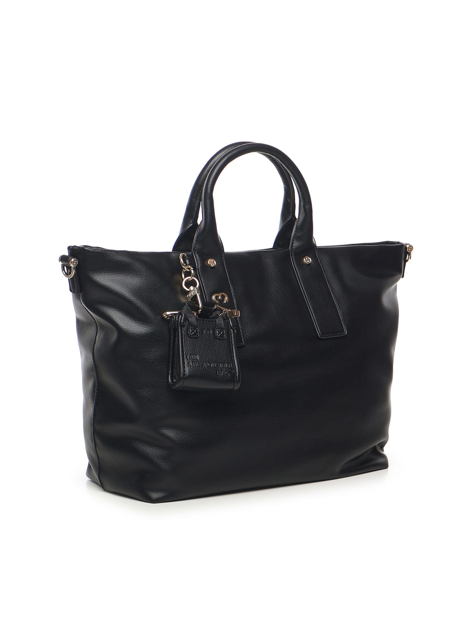 V73 Matilda Shopping Bag In Black