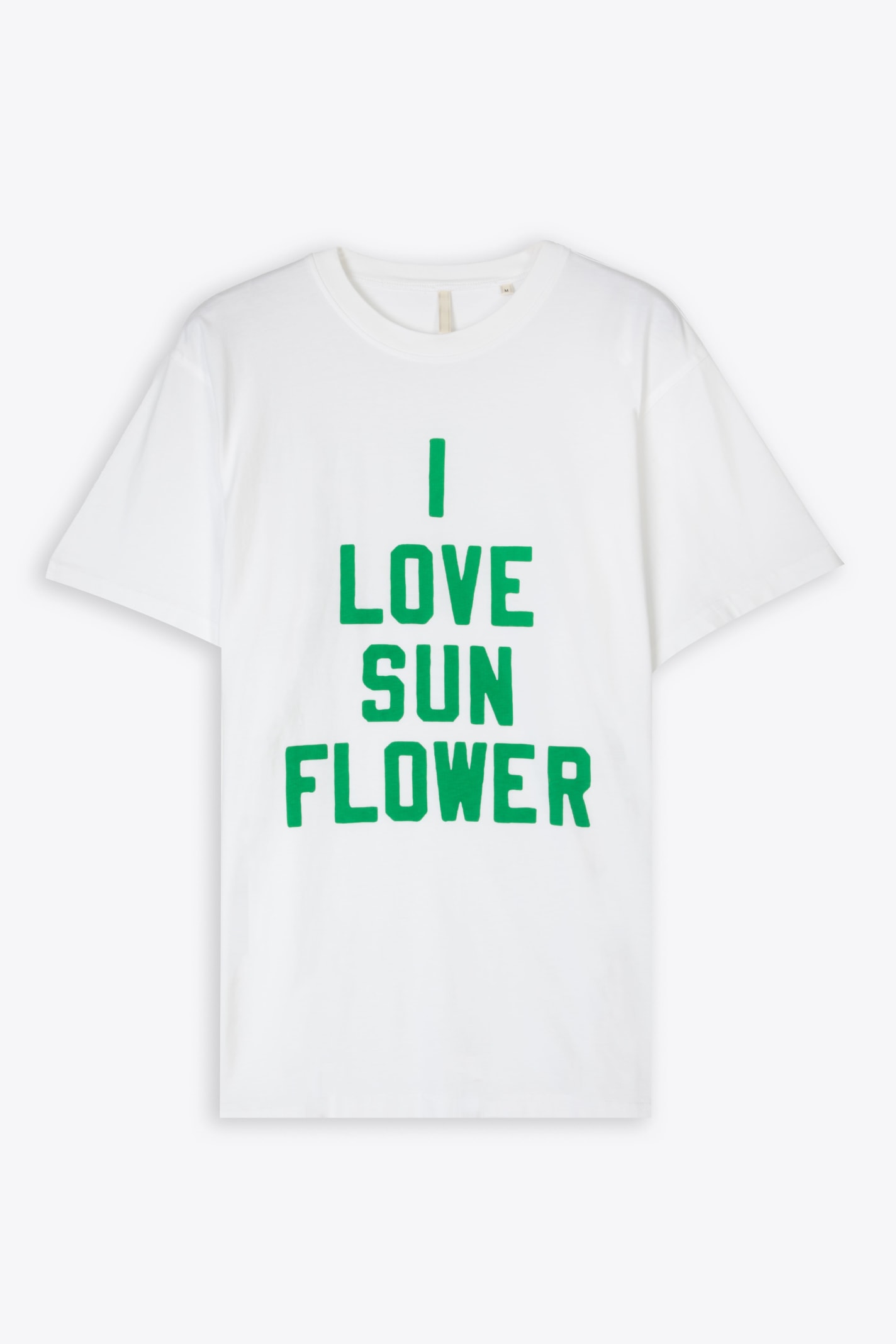 Shop Sunflower Sport Love Tee White Cotton T-shirt With Slogan Print - Sport Love Tee