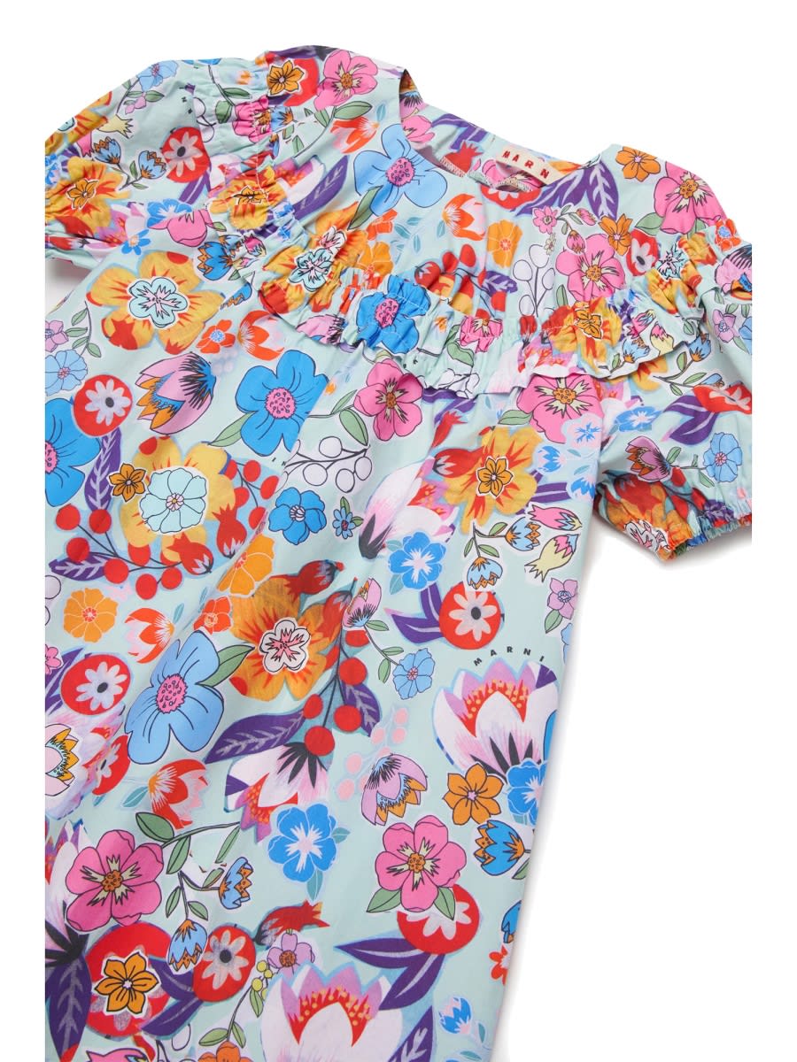 Marni Holiday Allover Poplin Dress