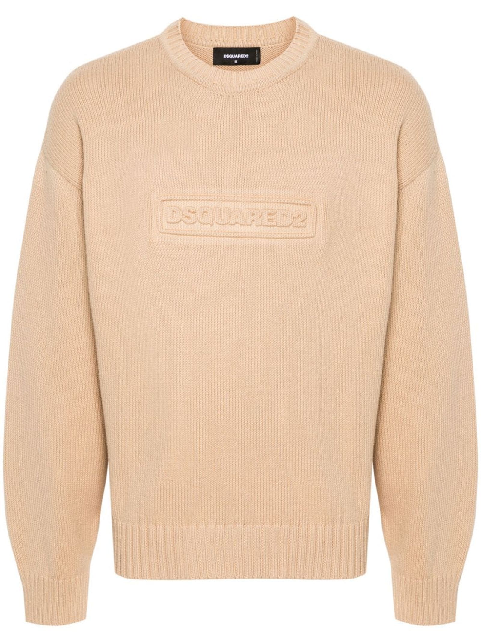 Shop Dsquared2 Sweaters Beige