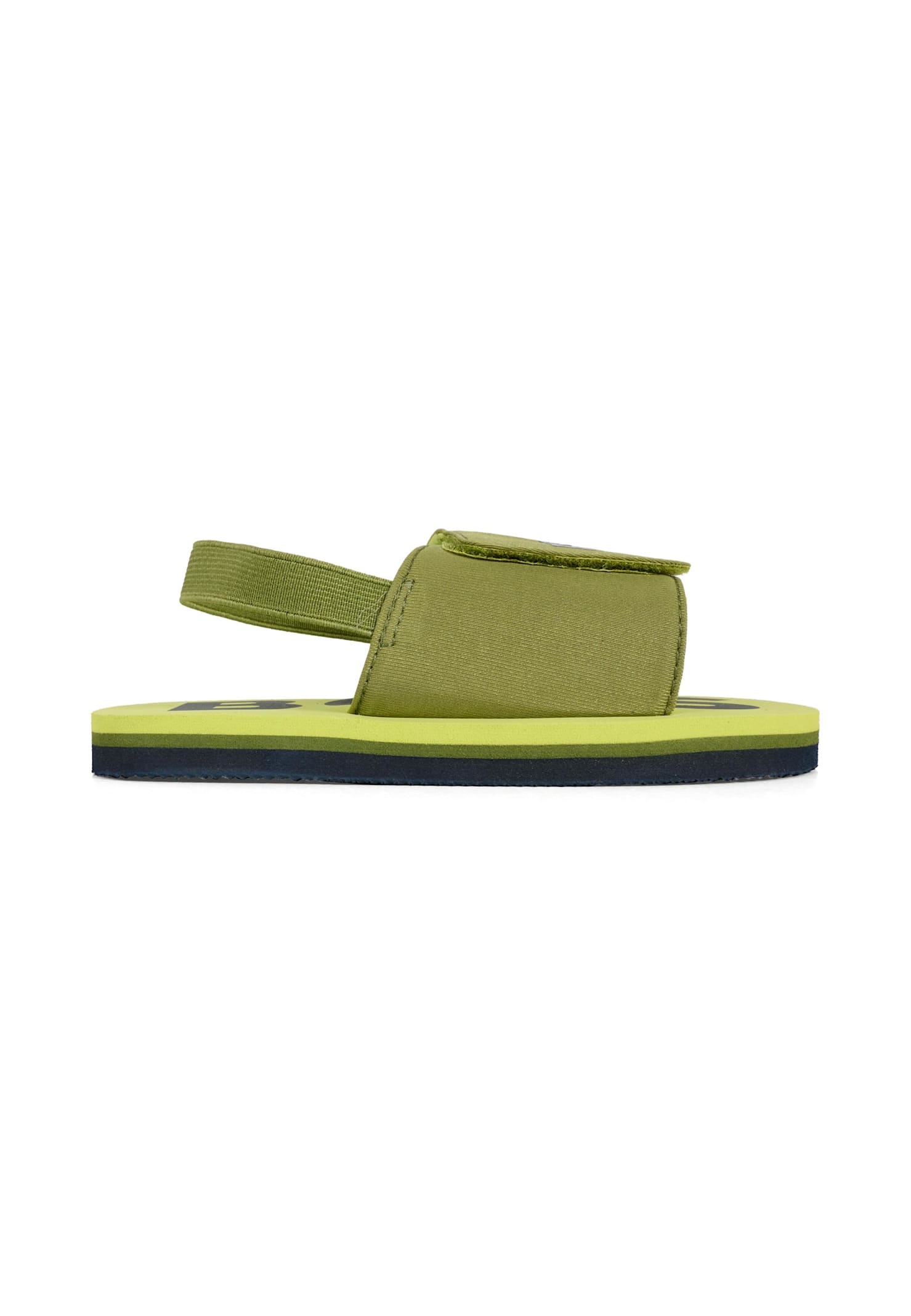 Hugo Boss Green Sandals For Baby Boy And Boy With Logo In Green
