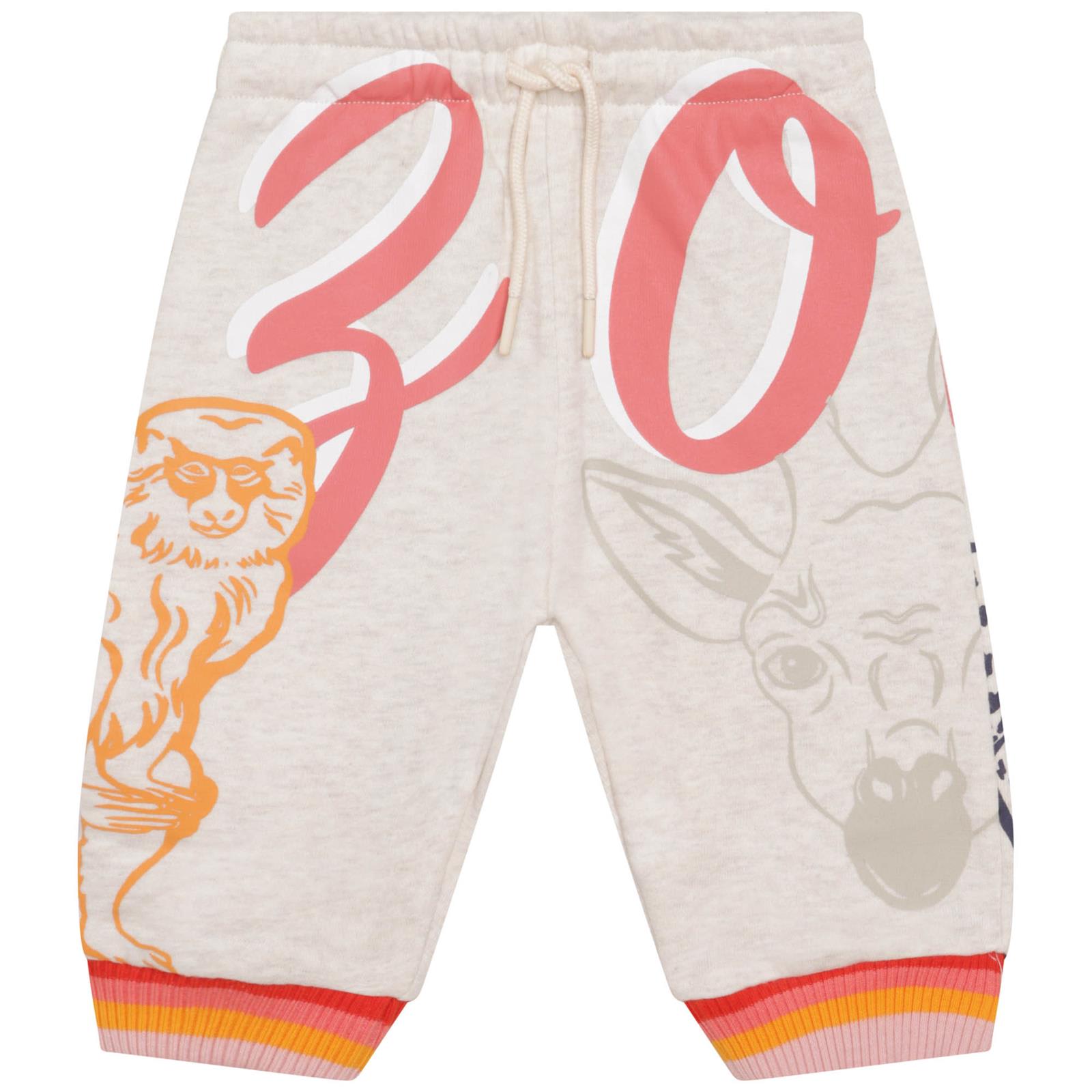 KENZO JOGGERS WITH GRAPHIC PRINT