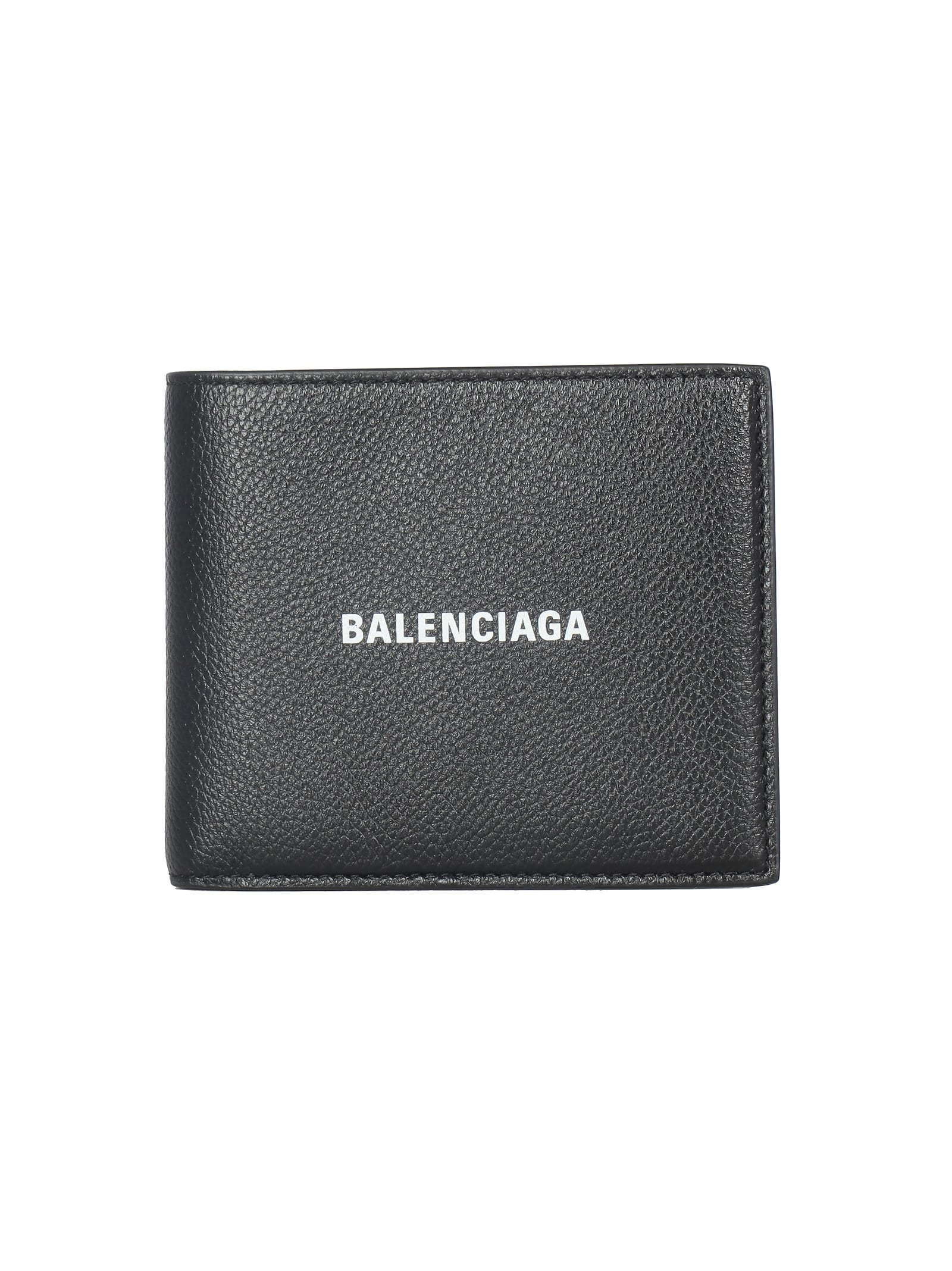 Balenciaga Cash Sq Fold Co Wal In Black White