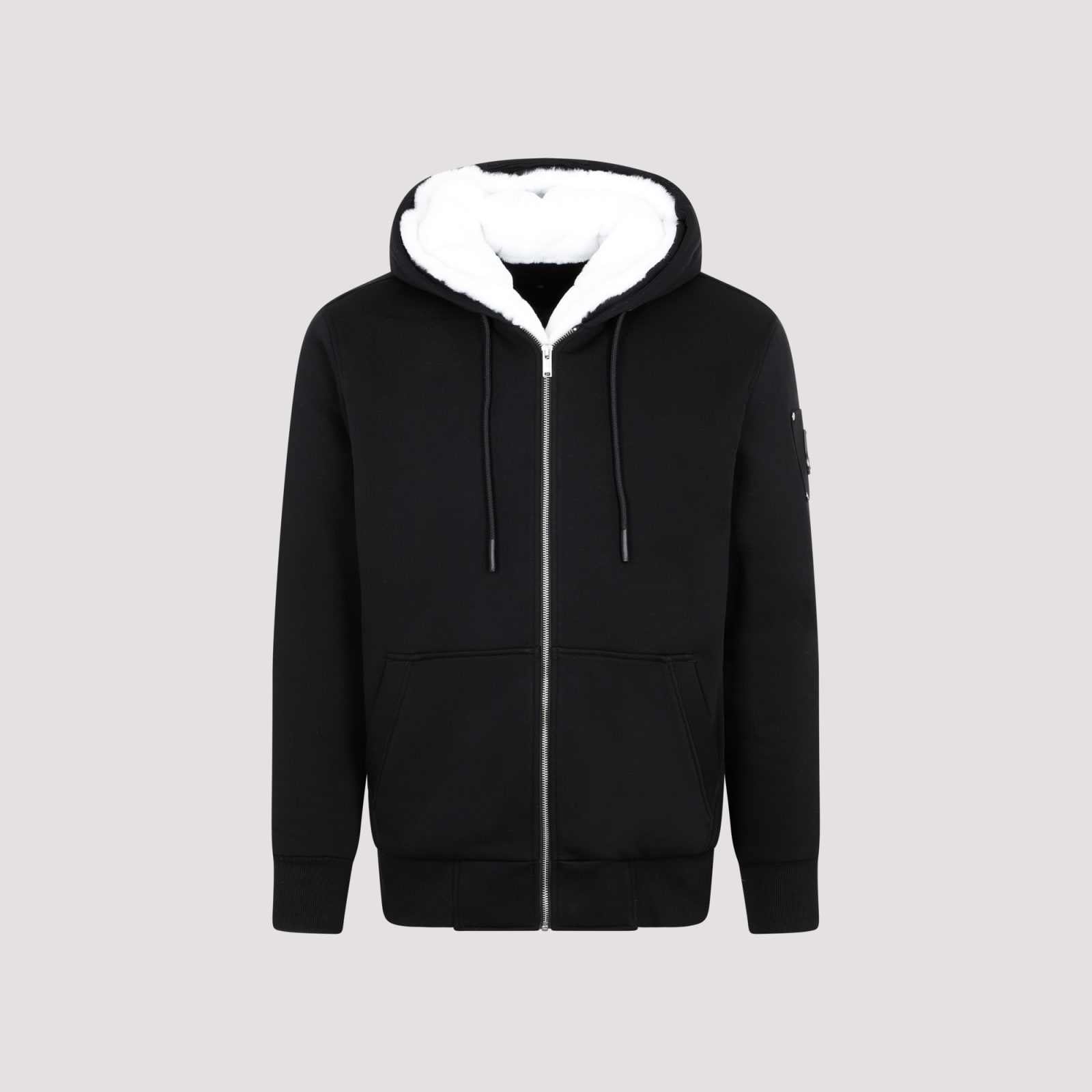 Moose Knuckles Classic Bunny Hoodie Sweatshirt In Black