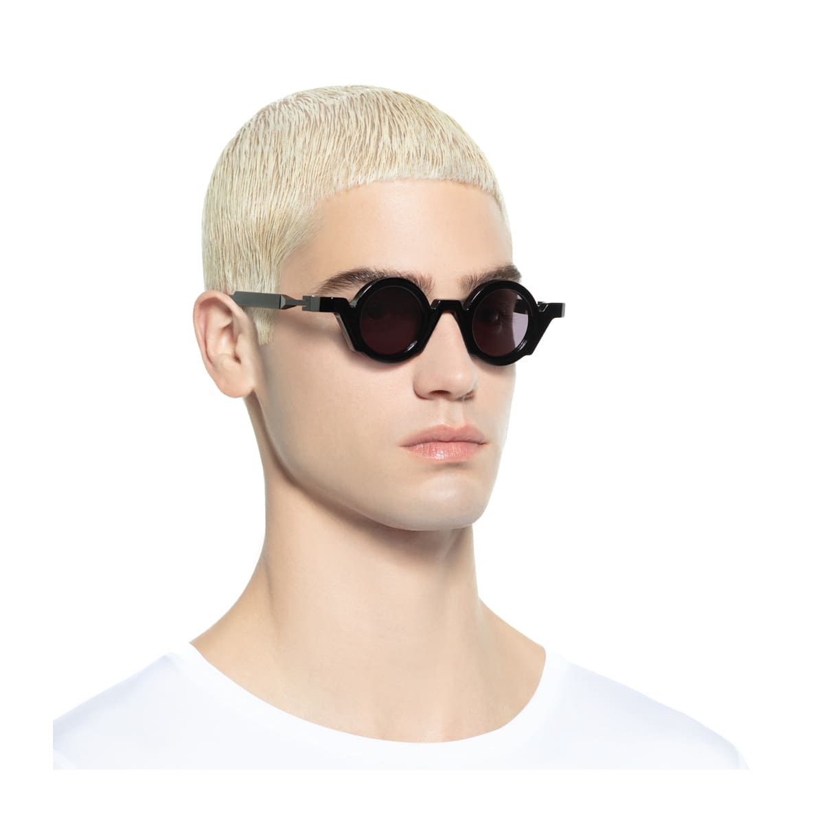 Vava Eyewear Wl0070 White Label Black Sunglasses In Black
