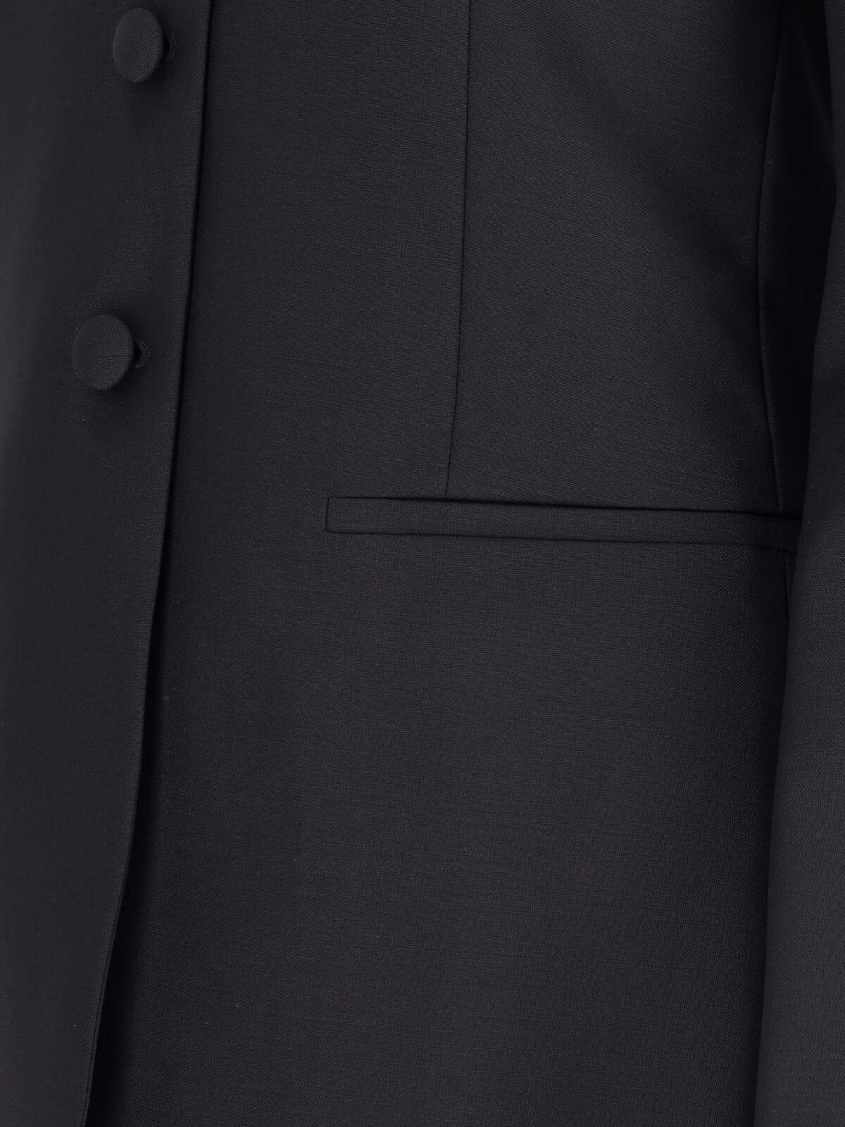 Shop Rohe Single-breasted Blazer In Black