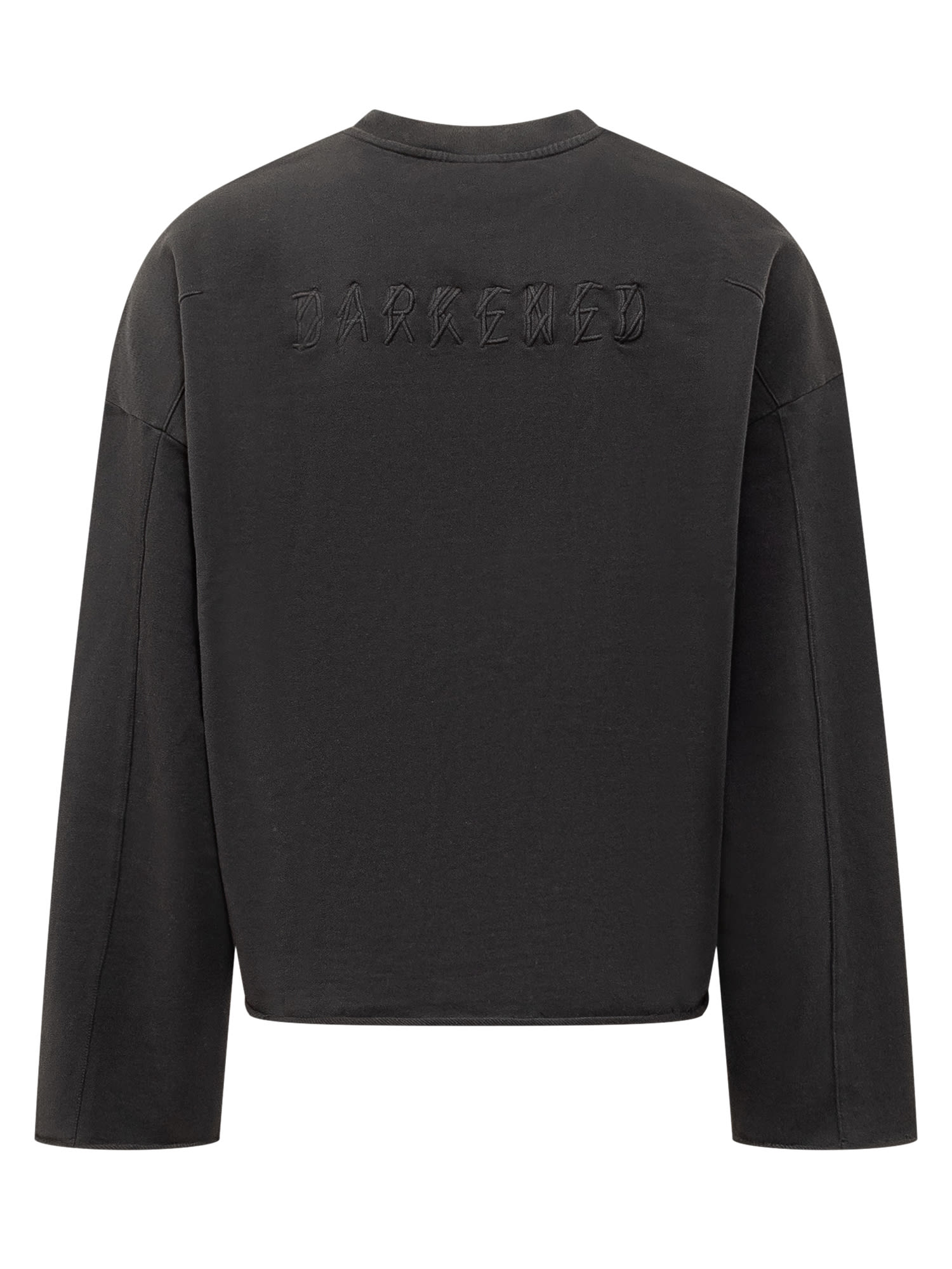 Shop 44 Label Group Sweatshirt With Logo In Black Stone Darkened Black