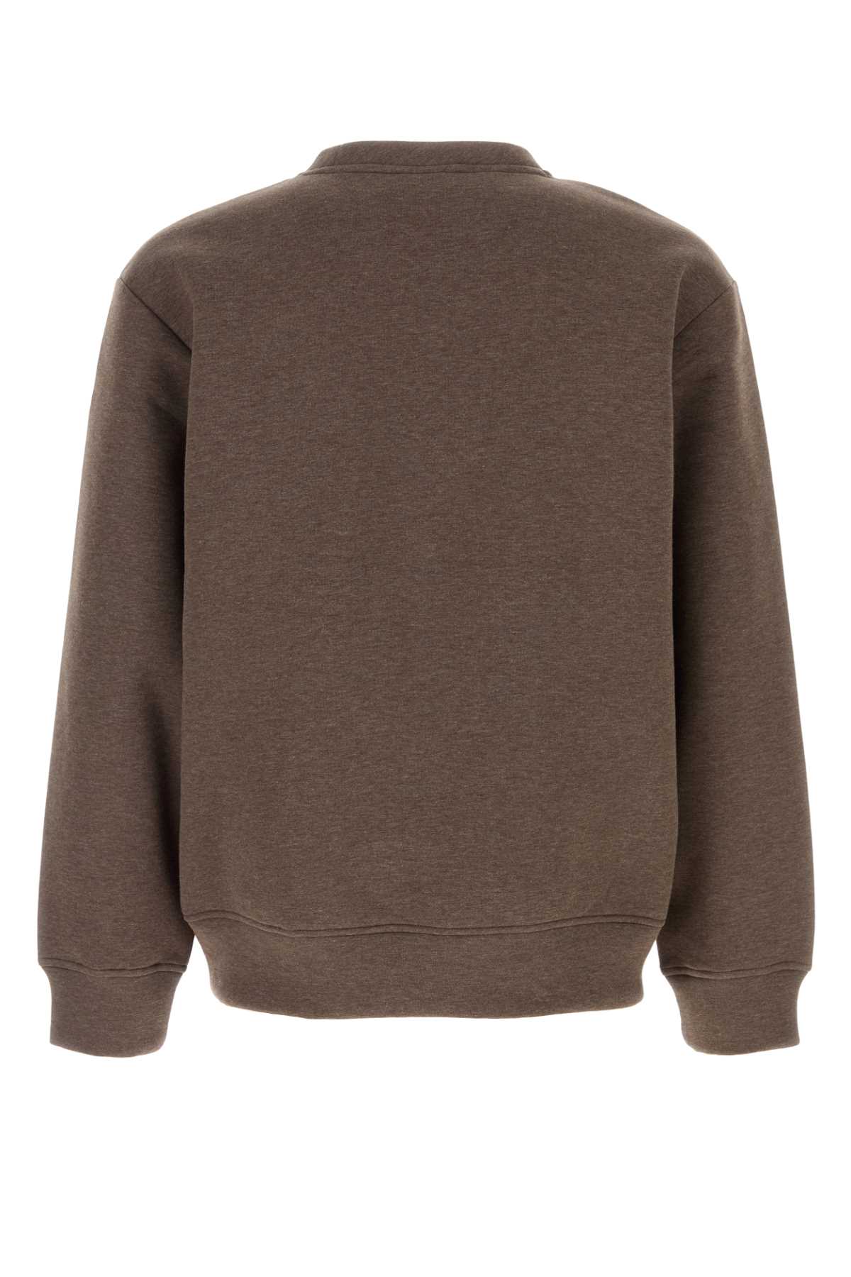 THE NORTH FACE BROWN COTTON BLEND SWEATSHIRT
