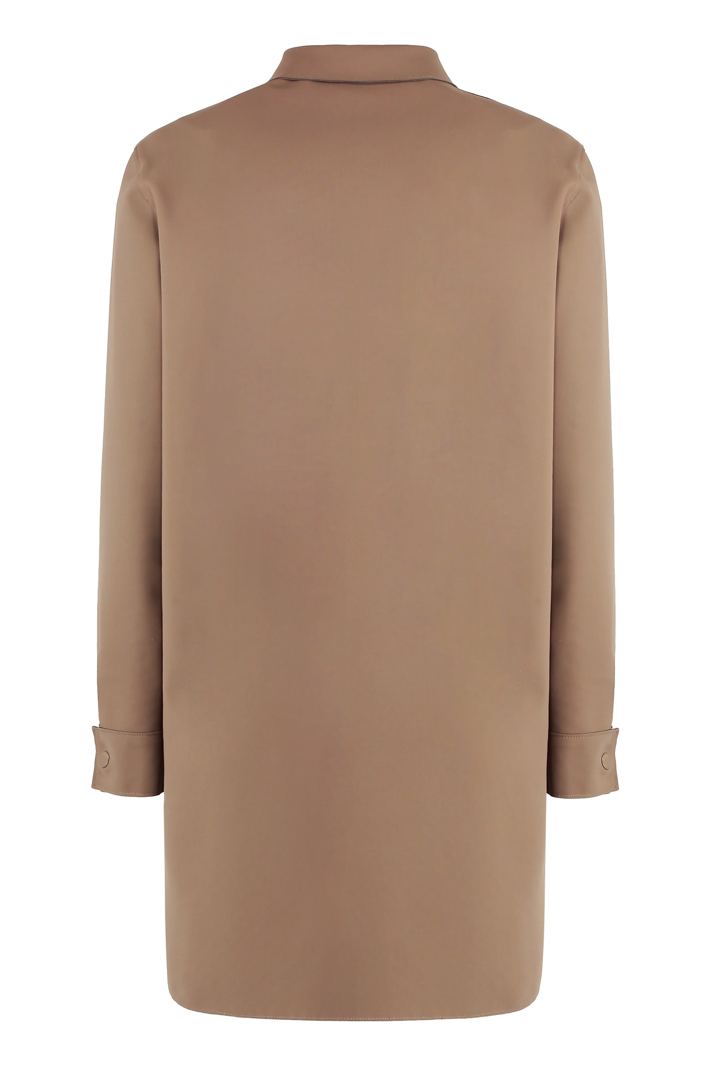 Moorer Vanda Techno Fabric Jacket In Turtledove