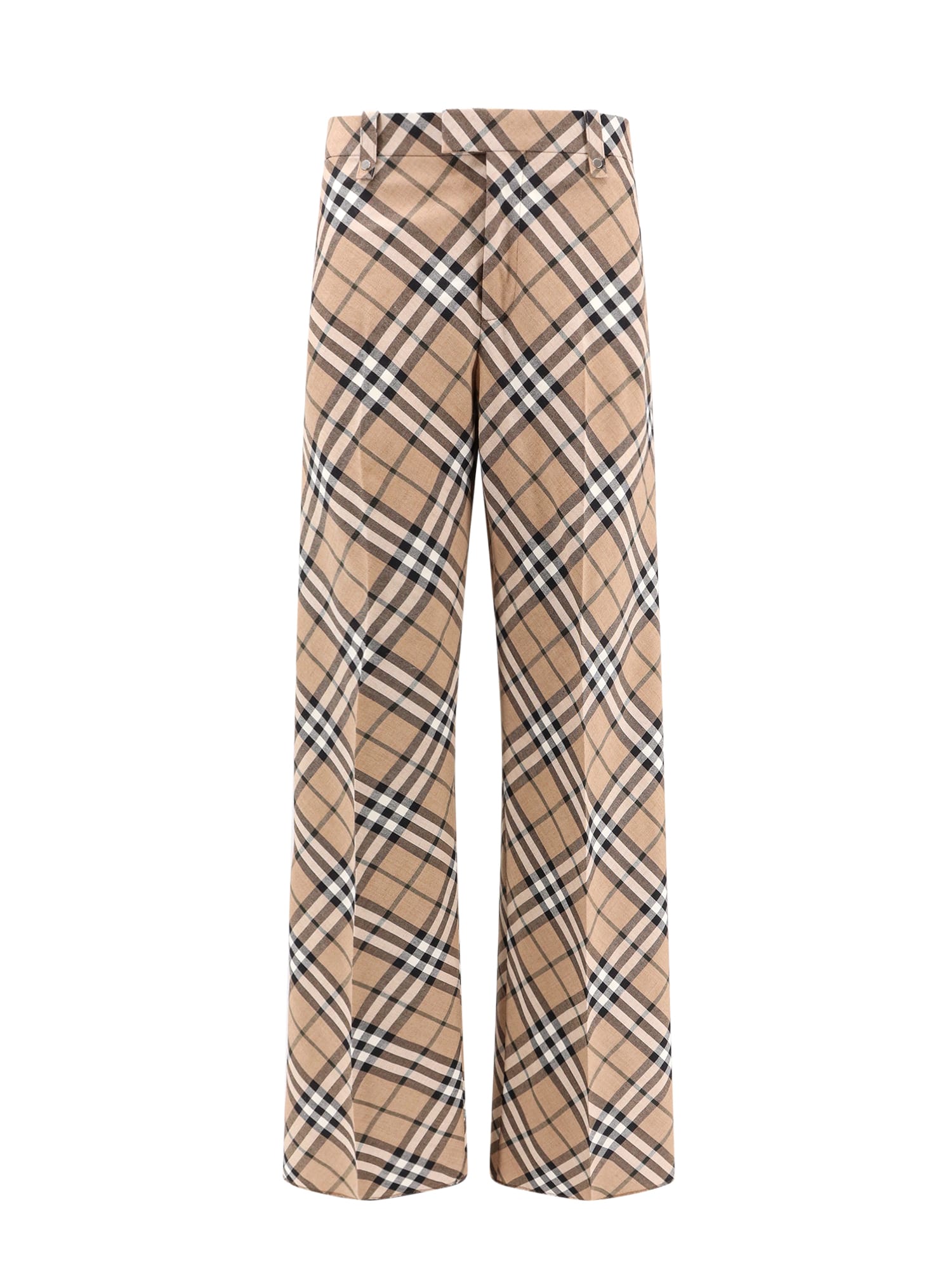 Shop Burberry Lar Trouser In Beige