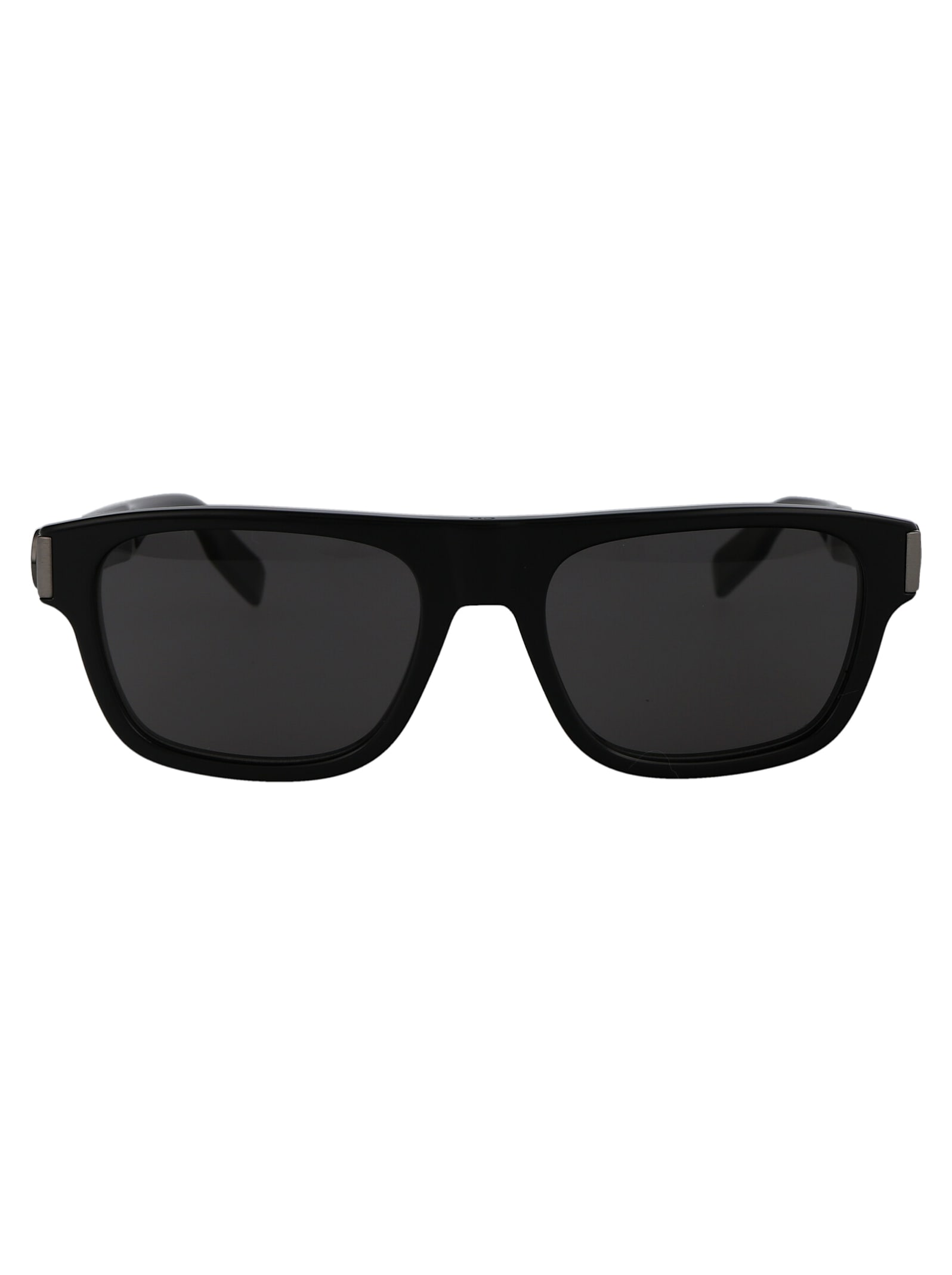 Shop Dior Cd Icon S3i Sunglasses In 14a0 Shiny Black / Smoke