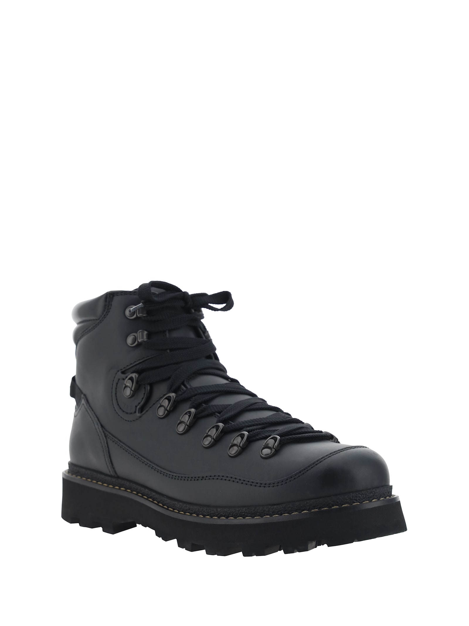 Shop Moncler Peka Trek Ankle Boots In Black