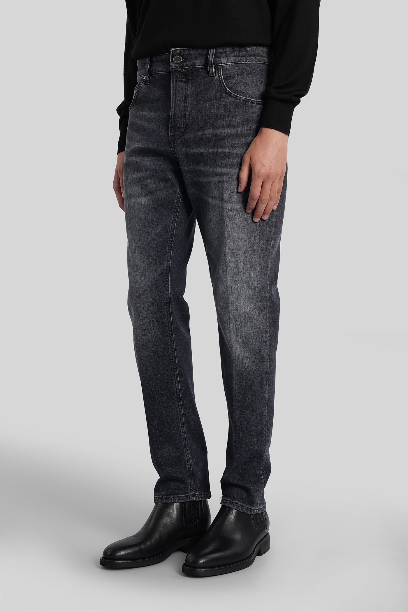 Pt Torino Ca2430 Jeans In Black Denim In Black