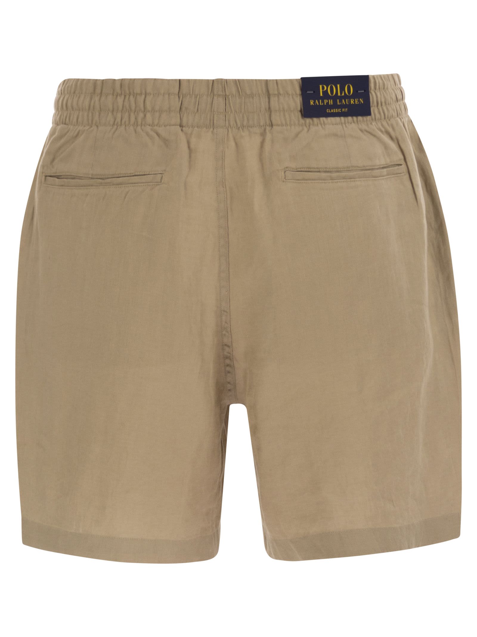 POLO RALPH LAUREN SHORT PREPSTER LINEN POLO 15.2 CM