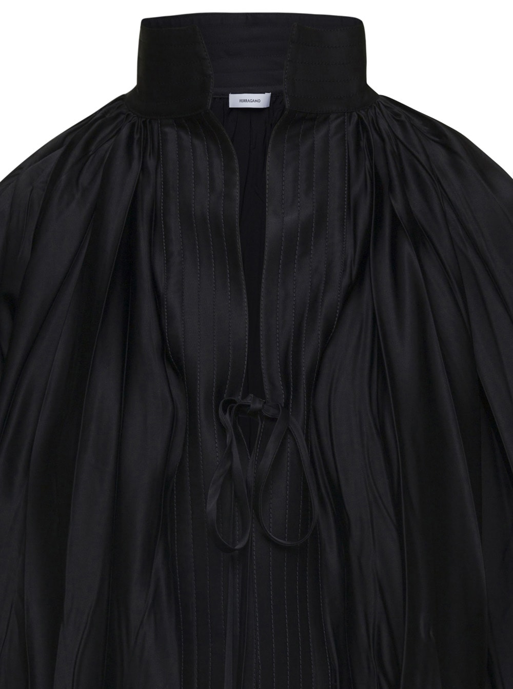 Shop Ferragamo Look56 Blouse In Black