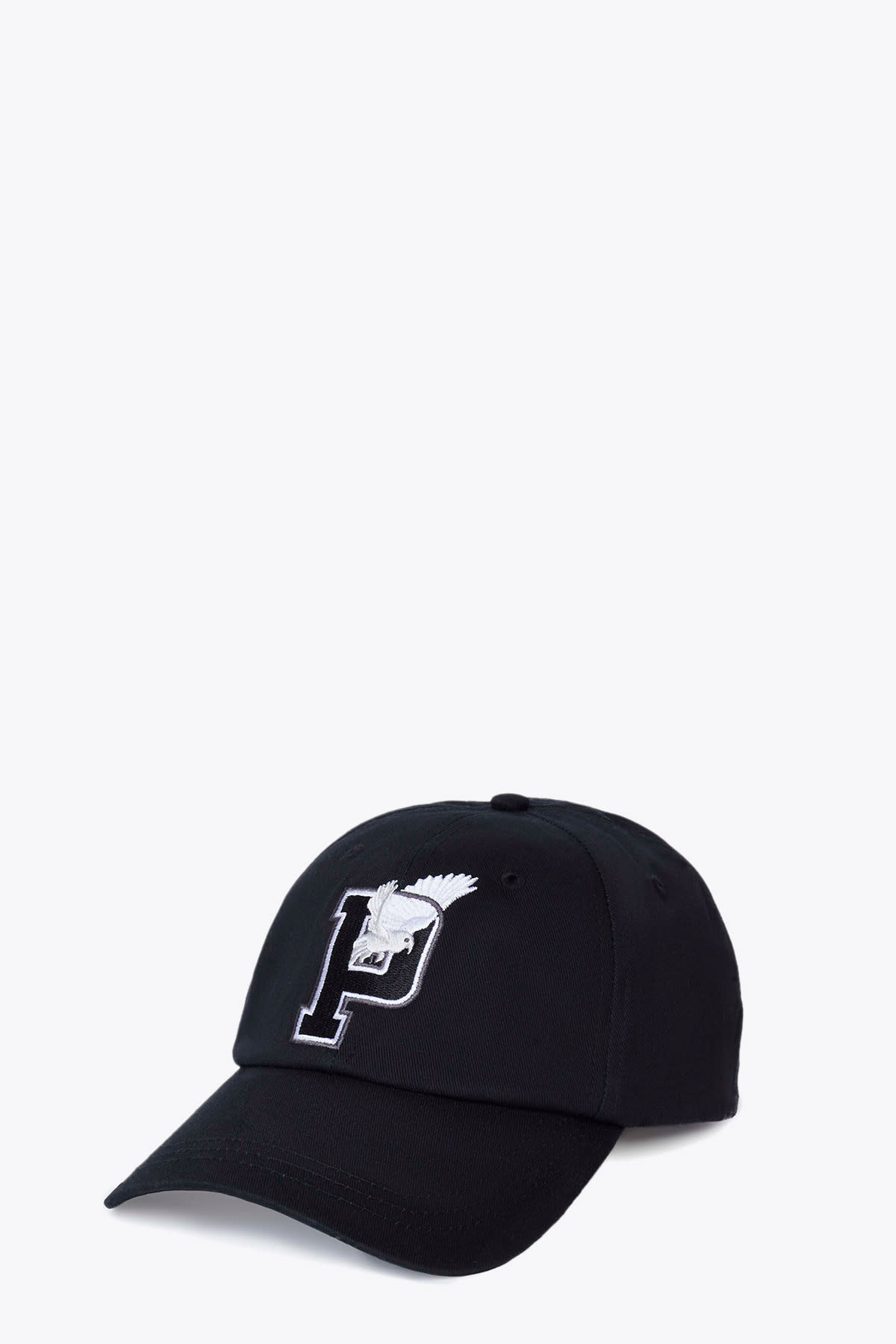 3.Paradis Letterman Cap Black cotton cap PSG collab - Letterman cap