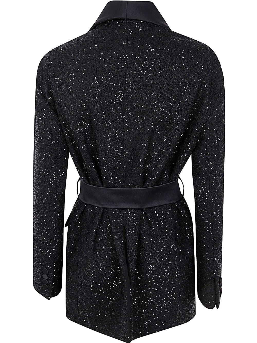 Shop Max Mara Pau Kimono Jacket In Black