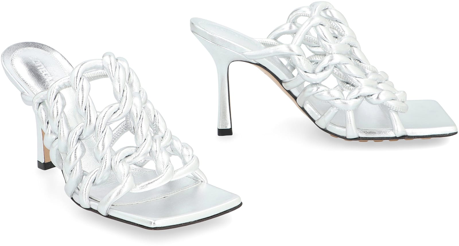 Bottega Veneta Leather Stretch Sandal