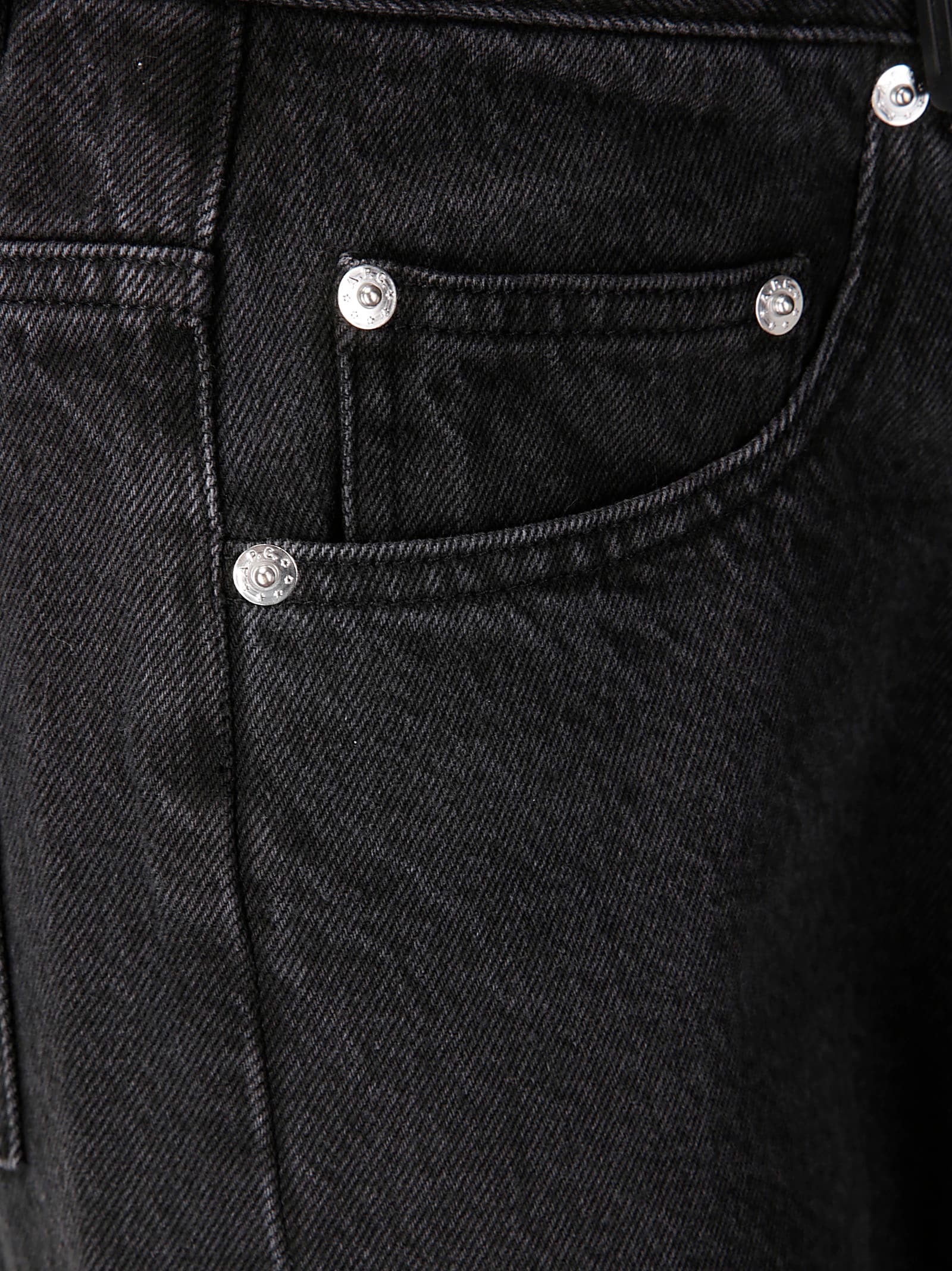 Apc Jean Fairfax In Washed Black