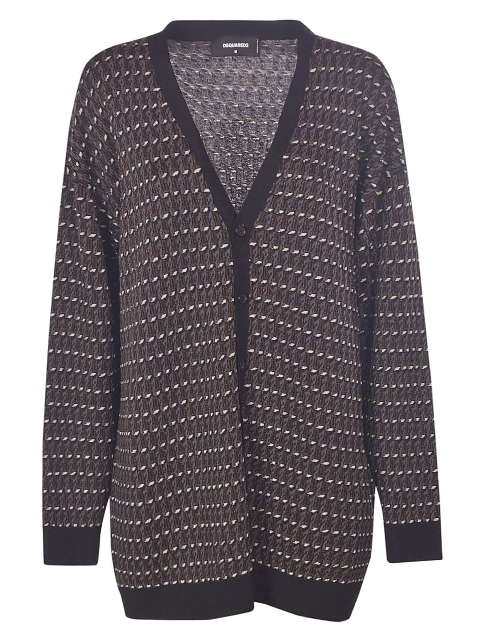 Dsquared2 All-over Printed Cardigan