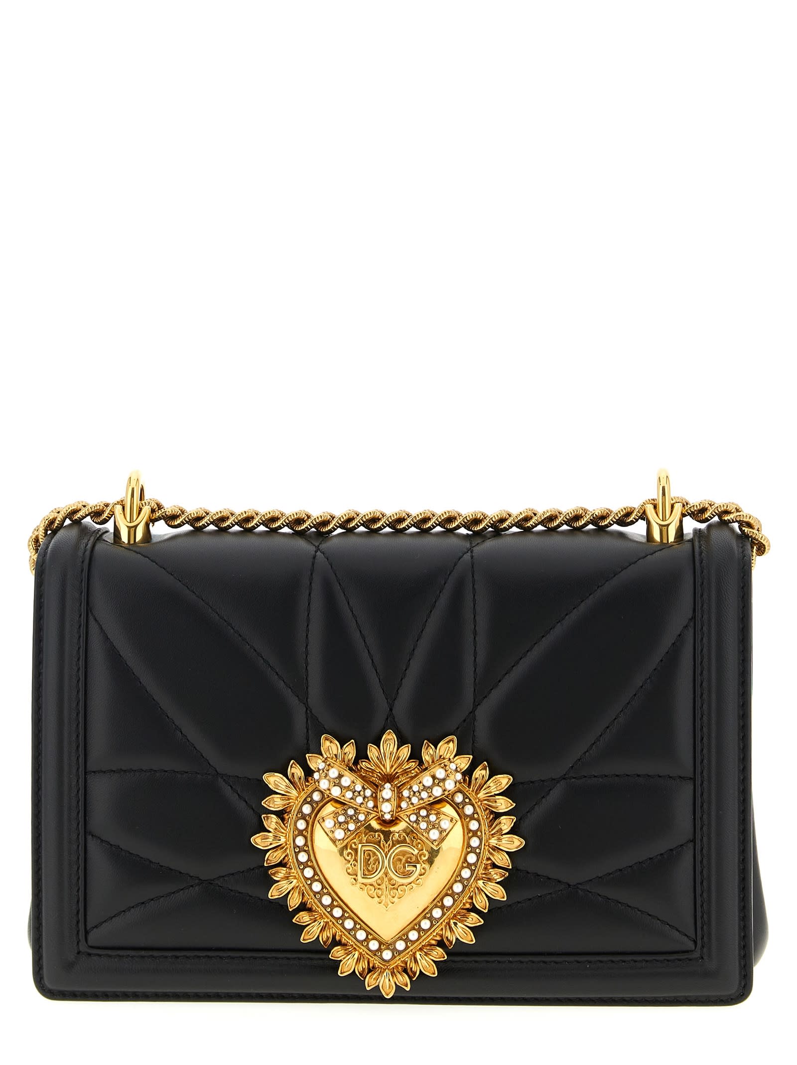 Dolce & Gabbana Devotion Bag Crossbody Bag In Black