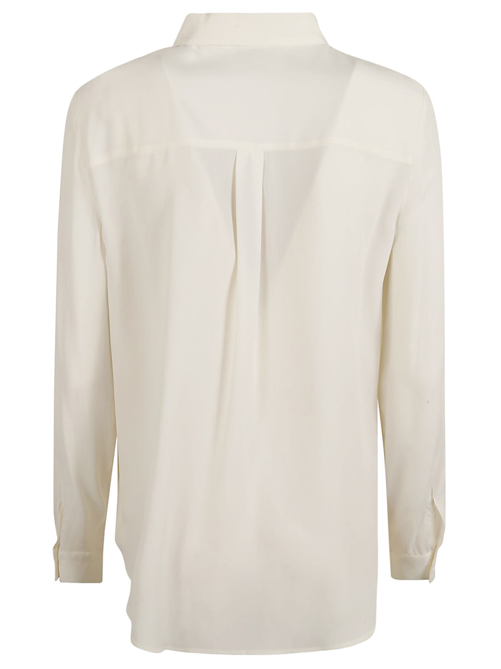Shop Pinko Patched Pocket Plain Shirt In White