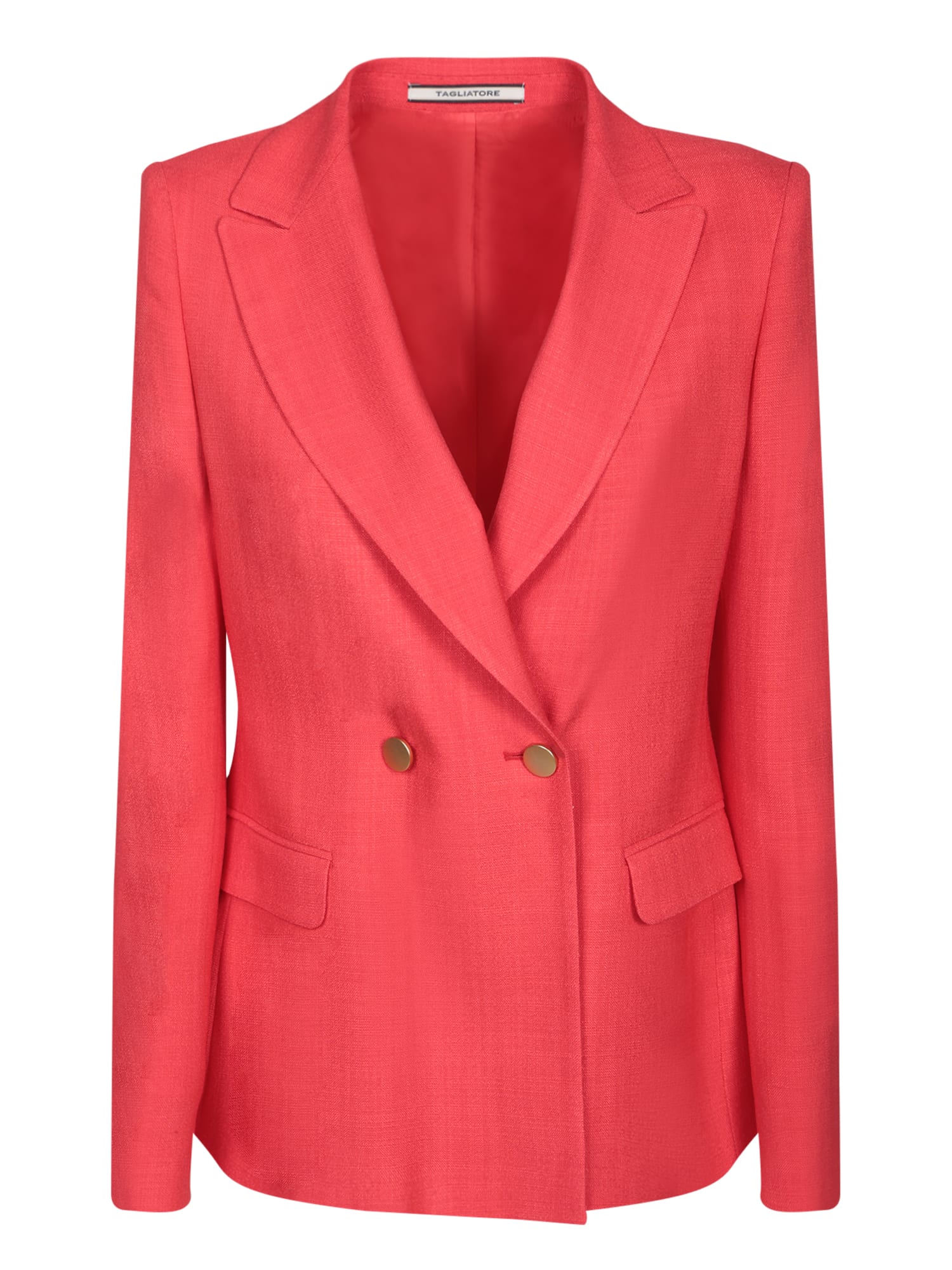 Tagliatore Coral Viscose Jacket In Pink