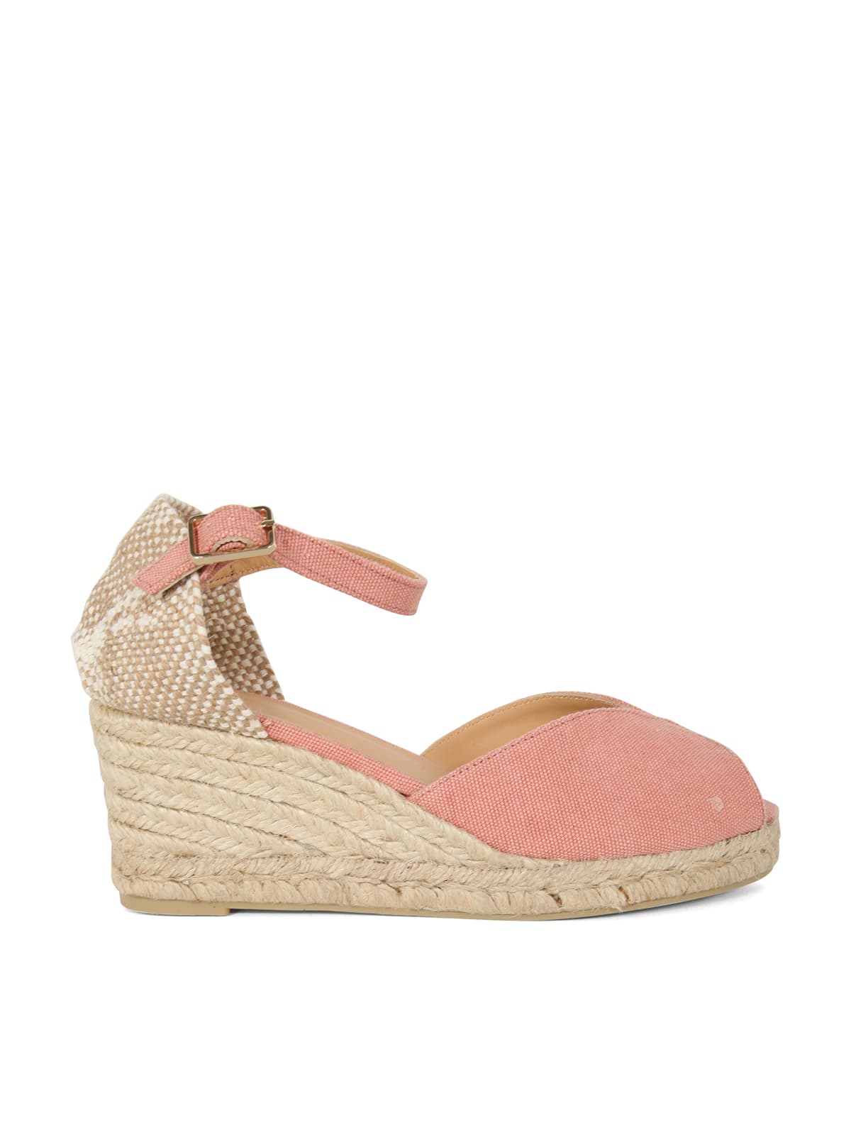 Castañer Bianca Espadrilles With Belt On Ankles And Heart-shaped Upper Part
