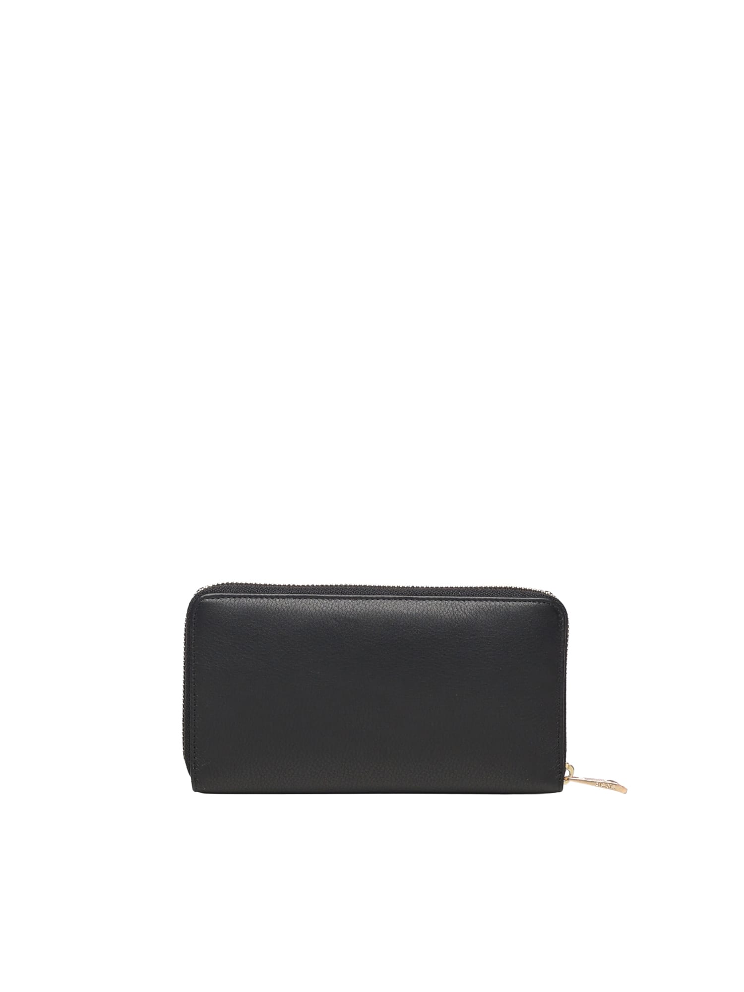 Biasia Leather Wallet With Logo In Gray
