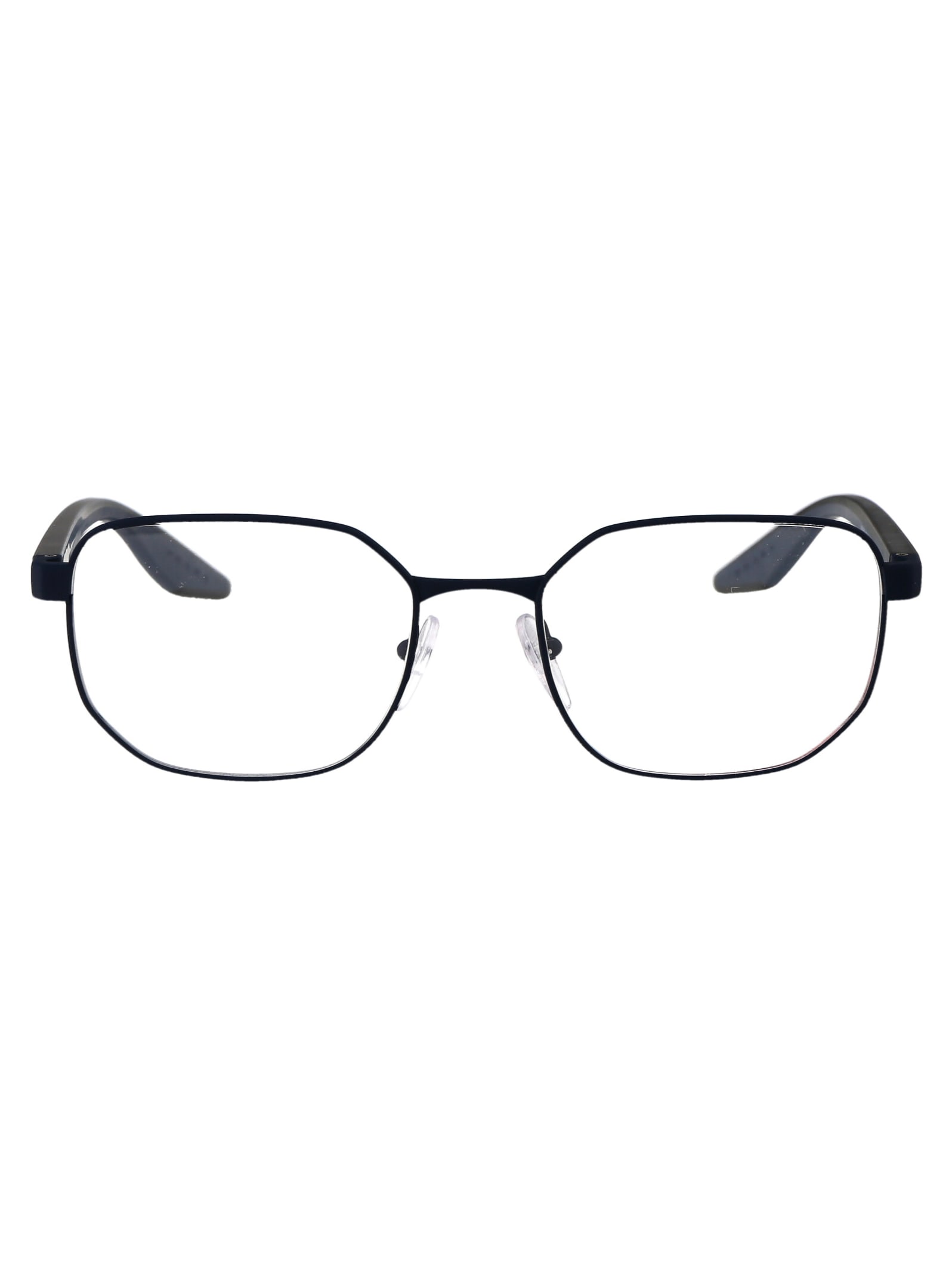 Prada 0ps 50qv Glasses In Tfy1o1 Blue Rubber