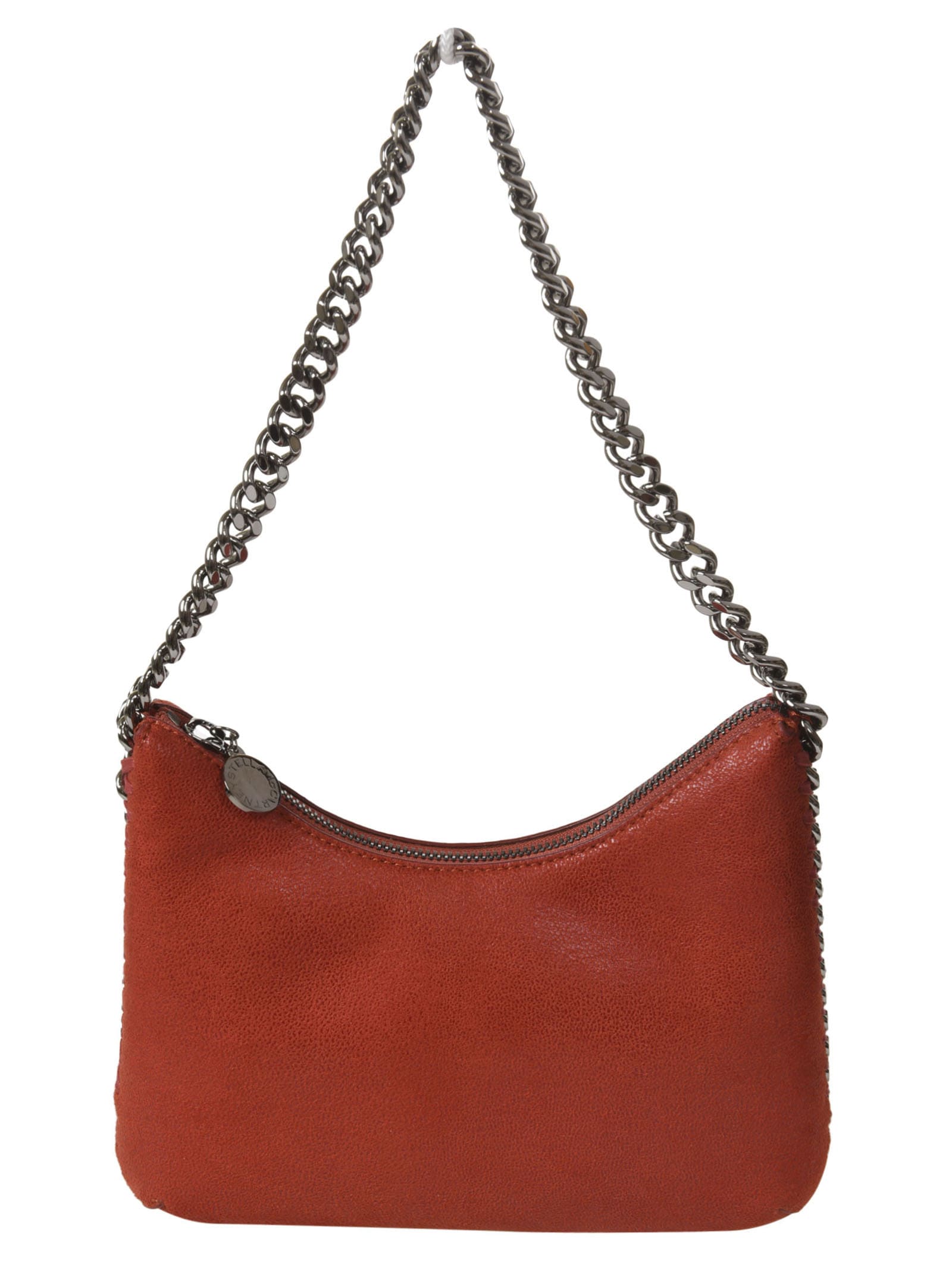 Stella McCartney Chain Detail Top Zip Shoulder Bag