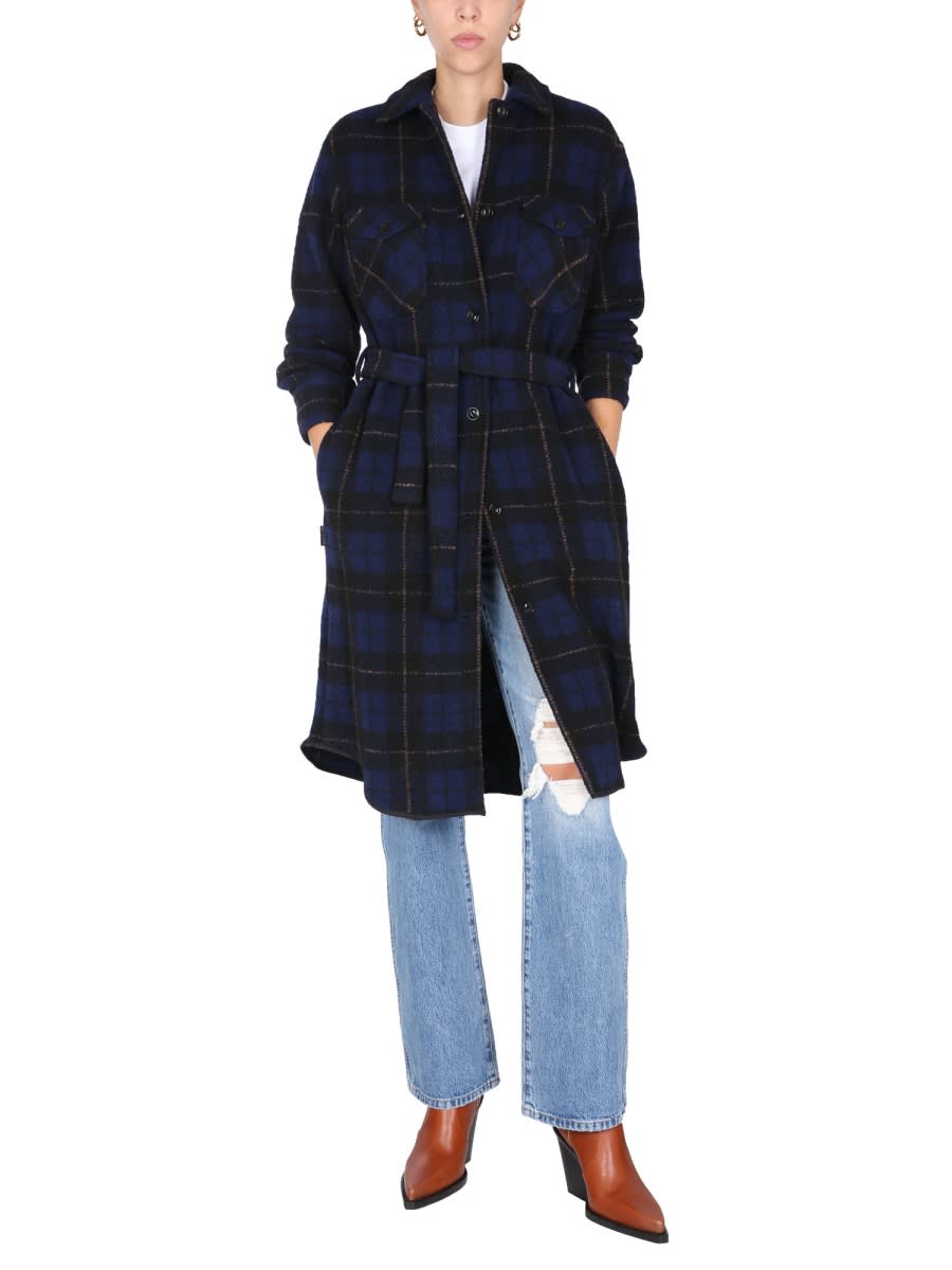 Woolrich Women's Gentry Trench In Blue