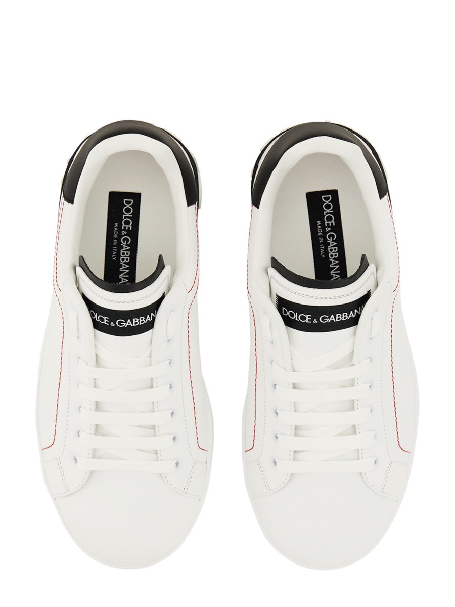 Shop Dolce & Gabbana Portofino Sneaker In White