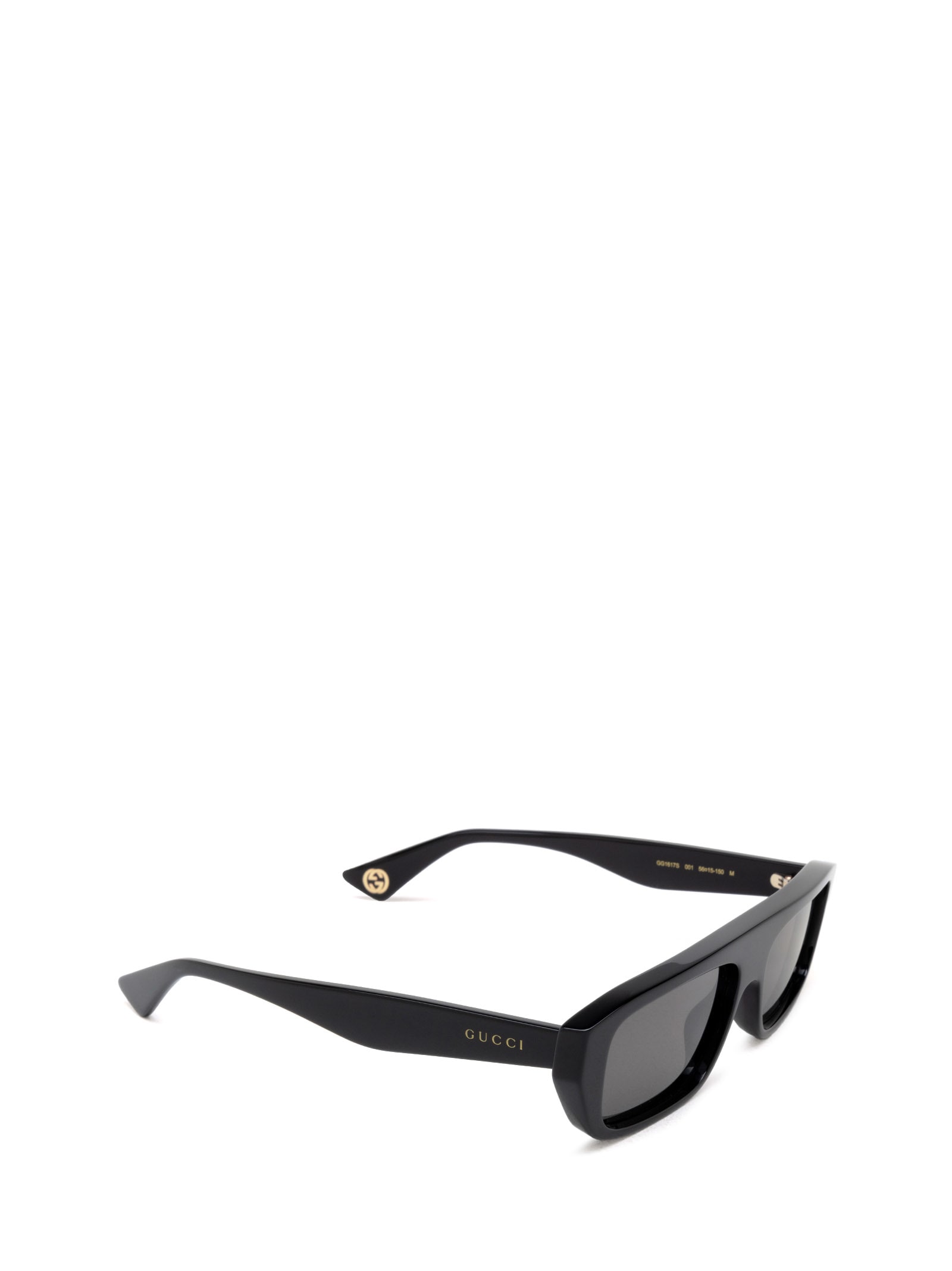 Shop Gucci Gg1617s Black Sunglasses