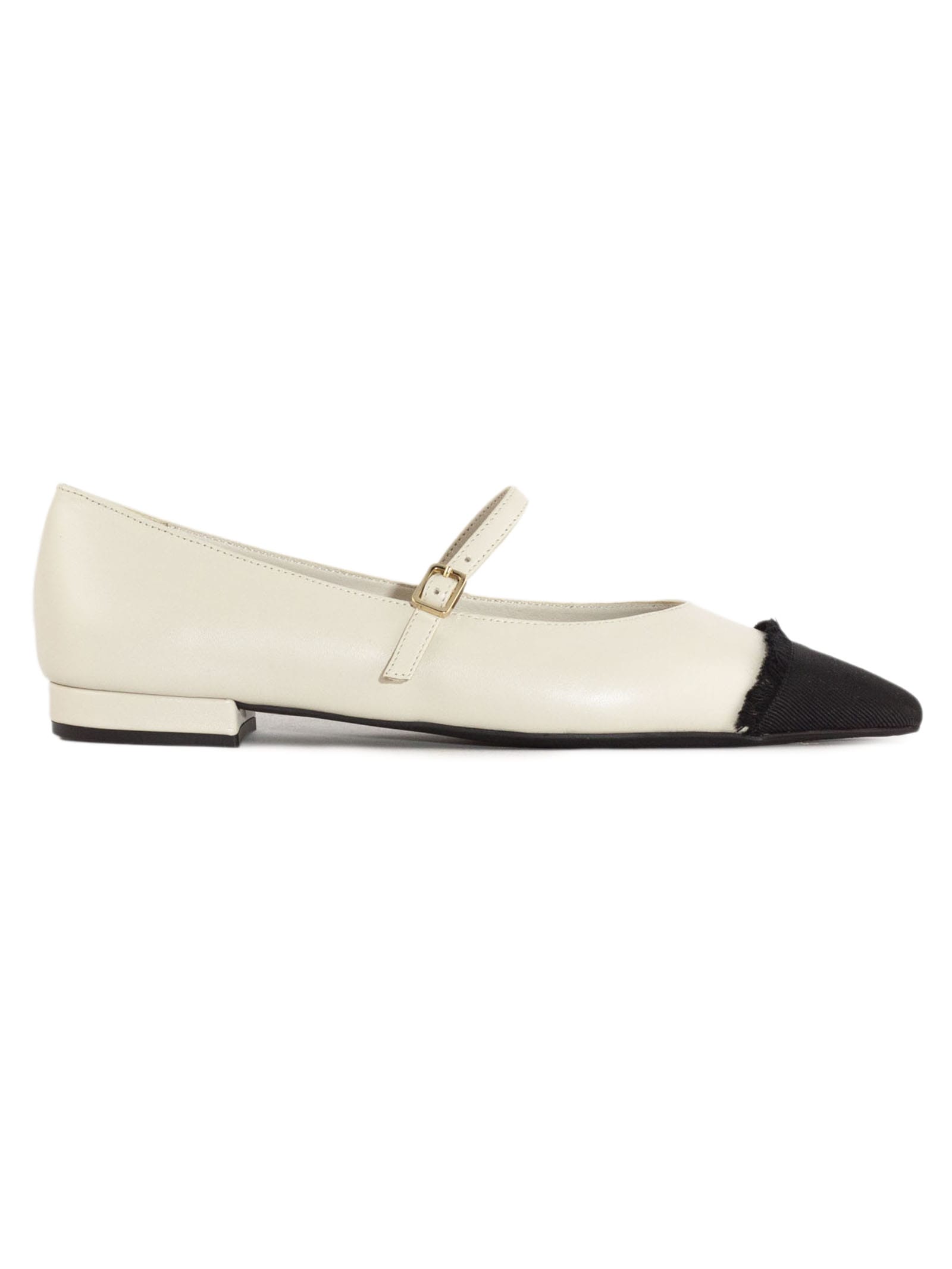 Off-white Calfskin Lauro Ballerina Shoes