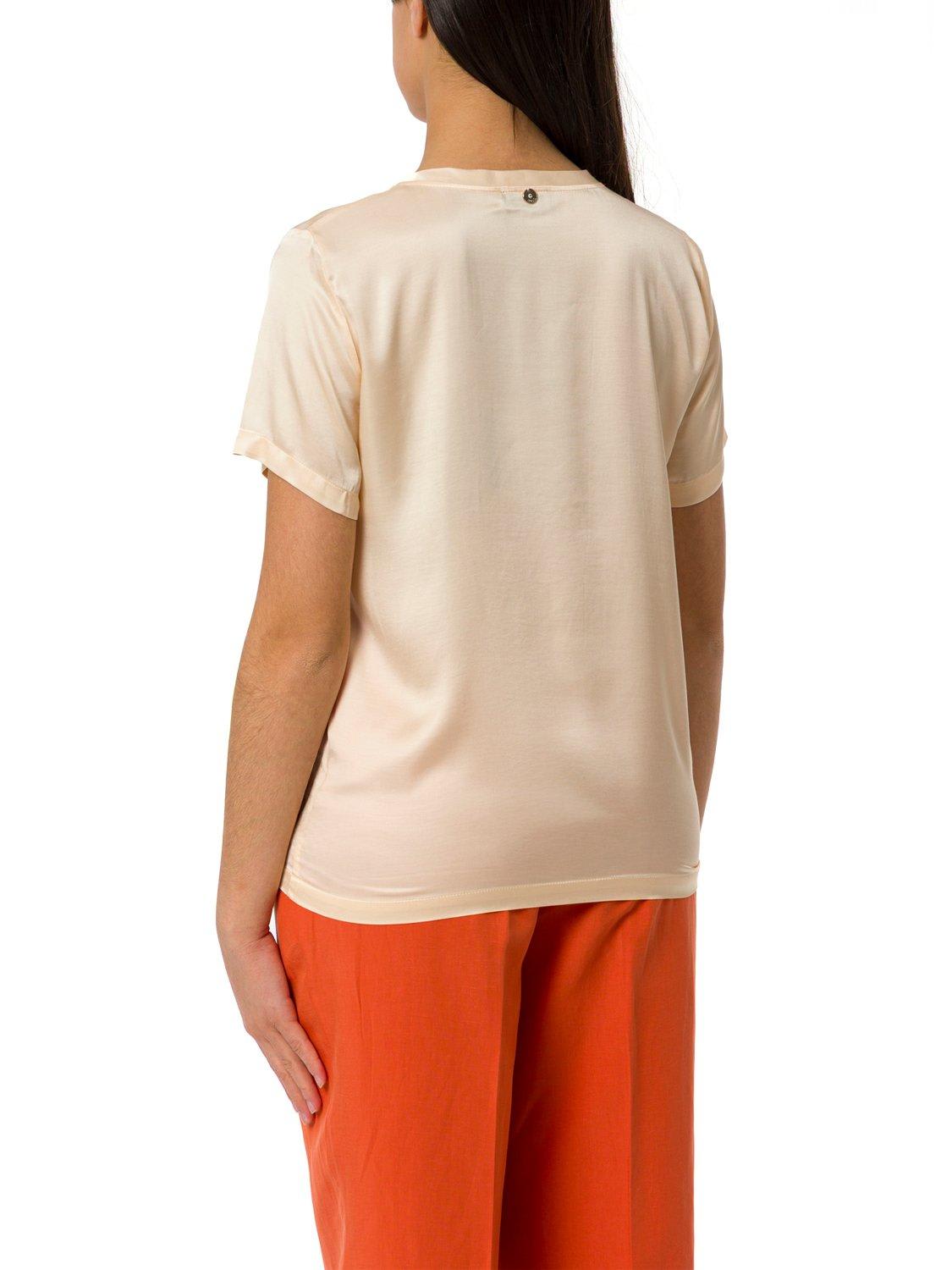 Liu •jo Satin Crewneck T-shirt Liu-jo