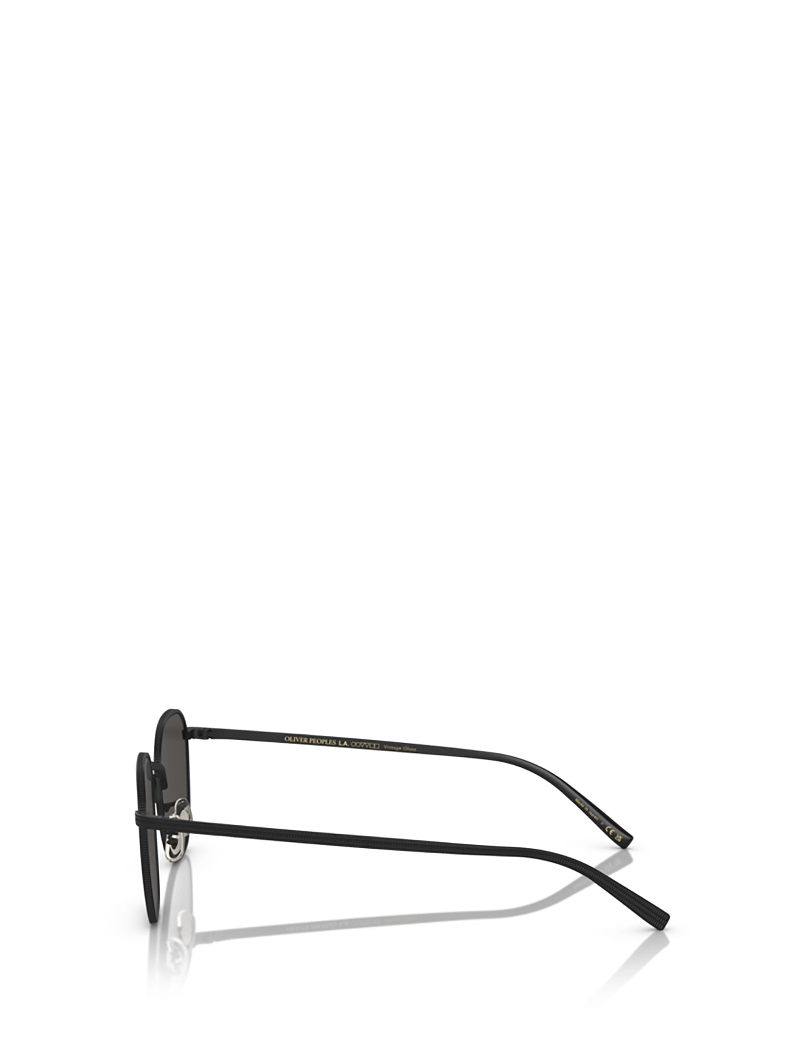 Shop Oliver Peoples Ov1329st Matte Black Sunglasses