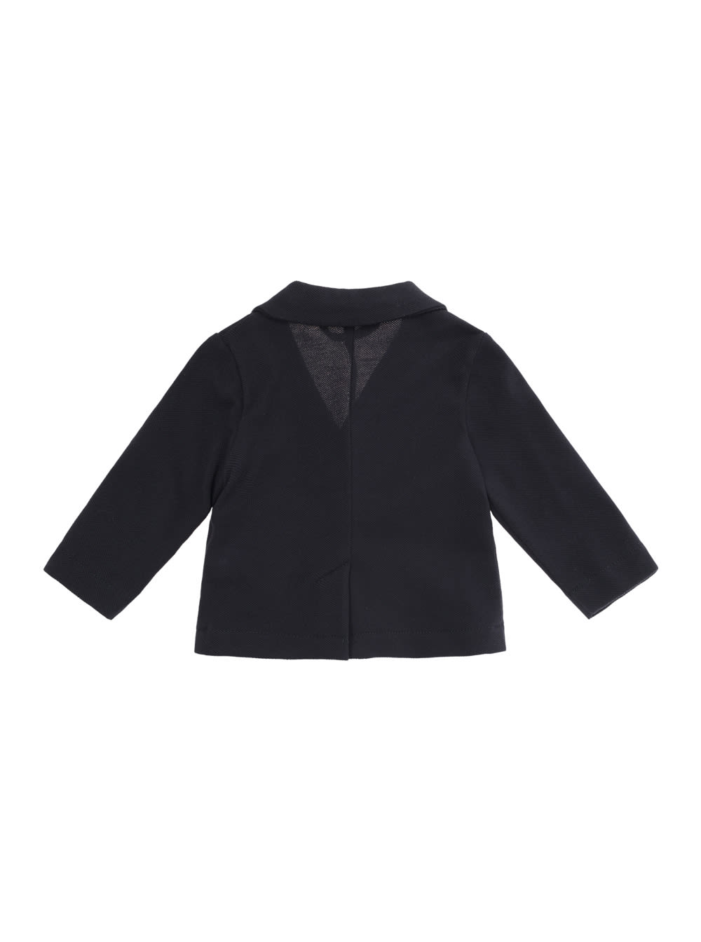 Shop Il Gufo Blue Jacket With Pockets In Cotton Baby