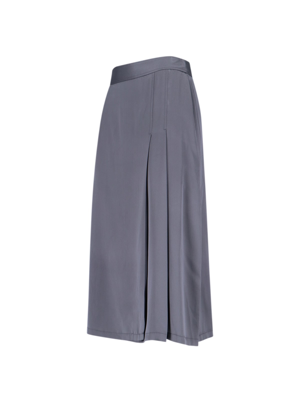 Aspesi Tailored Grey Skirt With Minimalist Aesthetic In Gray