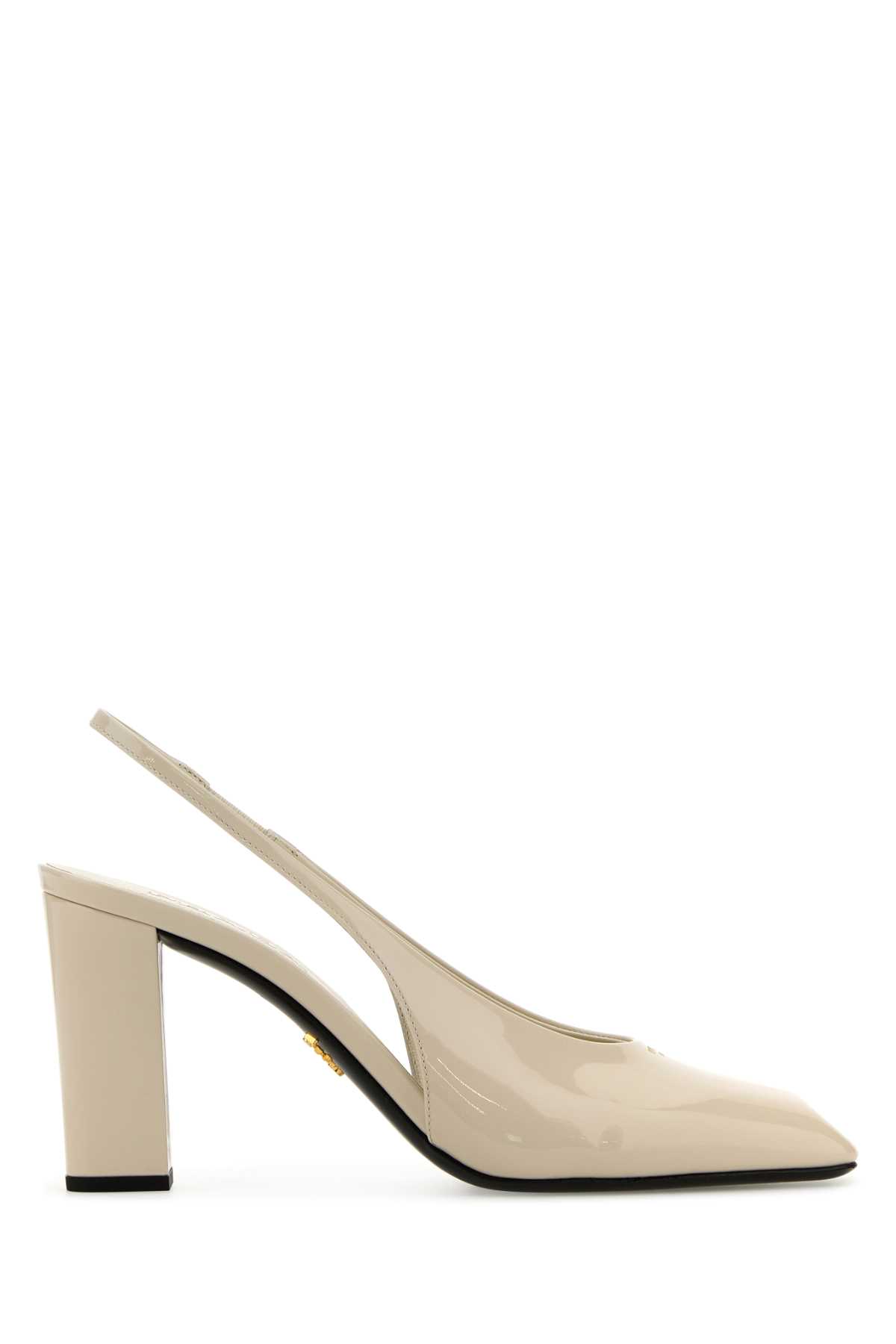 Ivory Leather Pumps