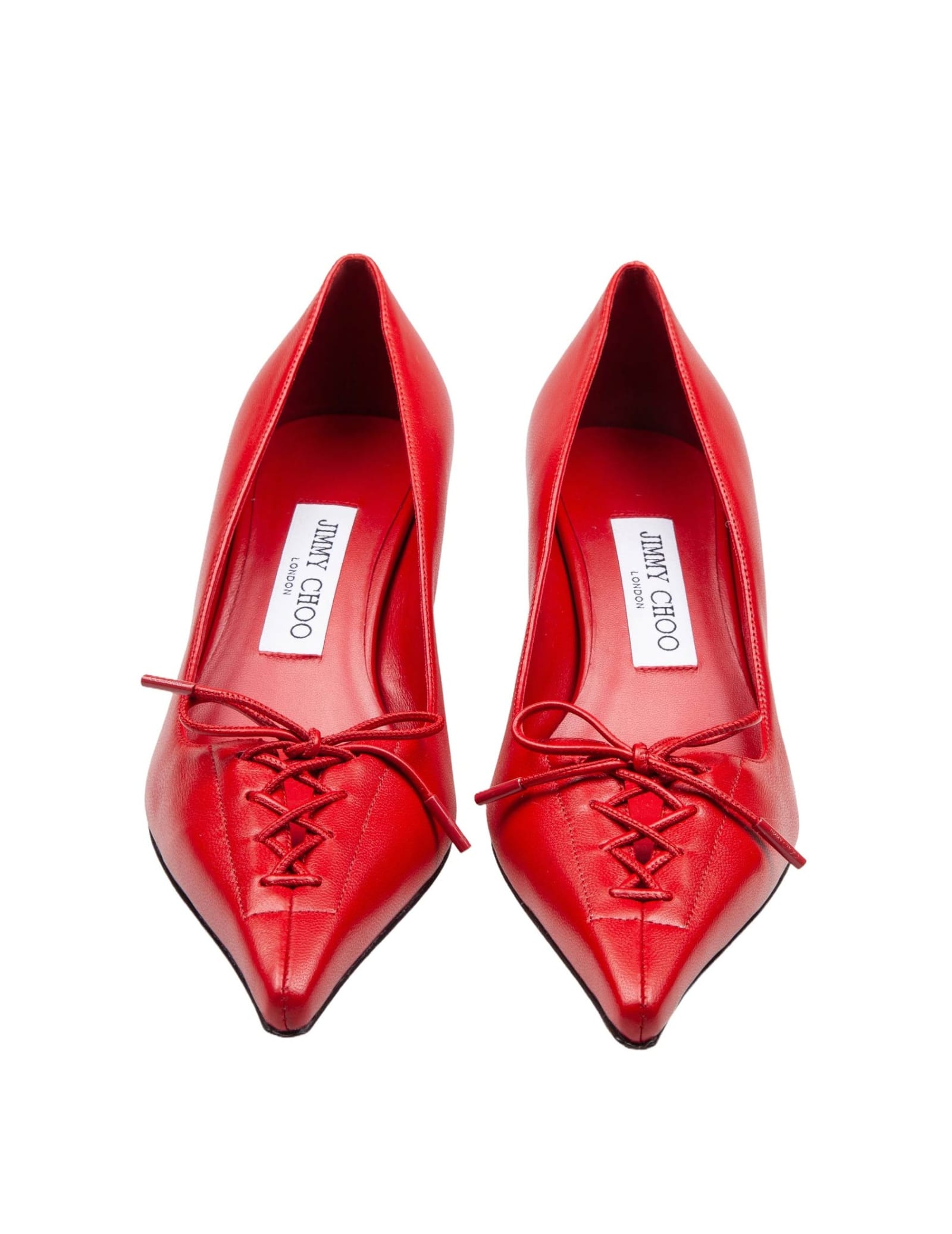 Shop Jimmy Choo Scarlett 50 Decollete Red Color