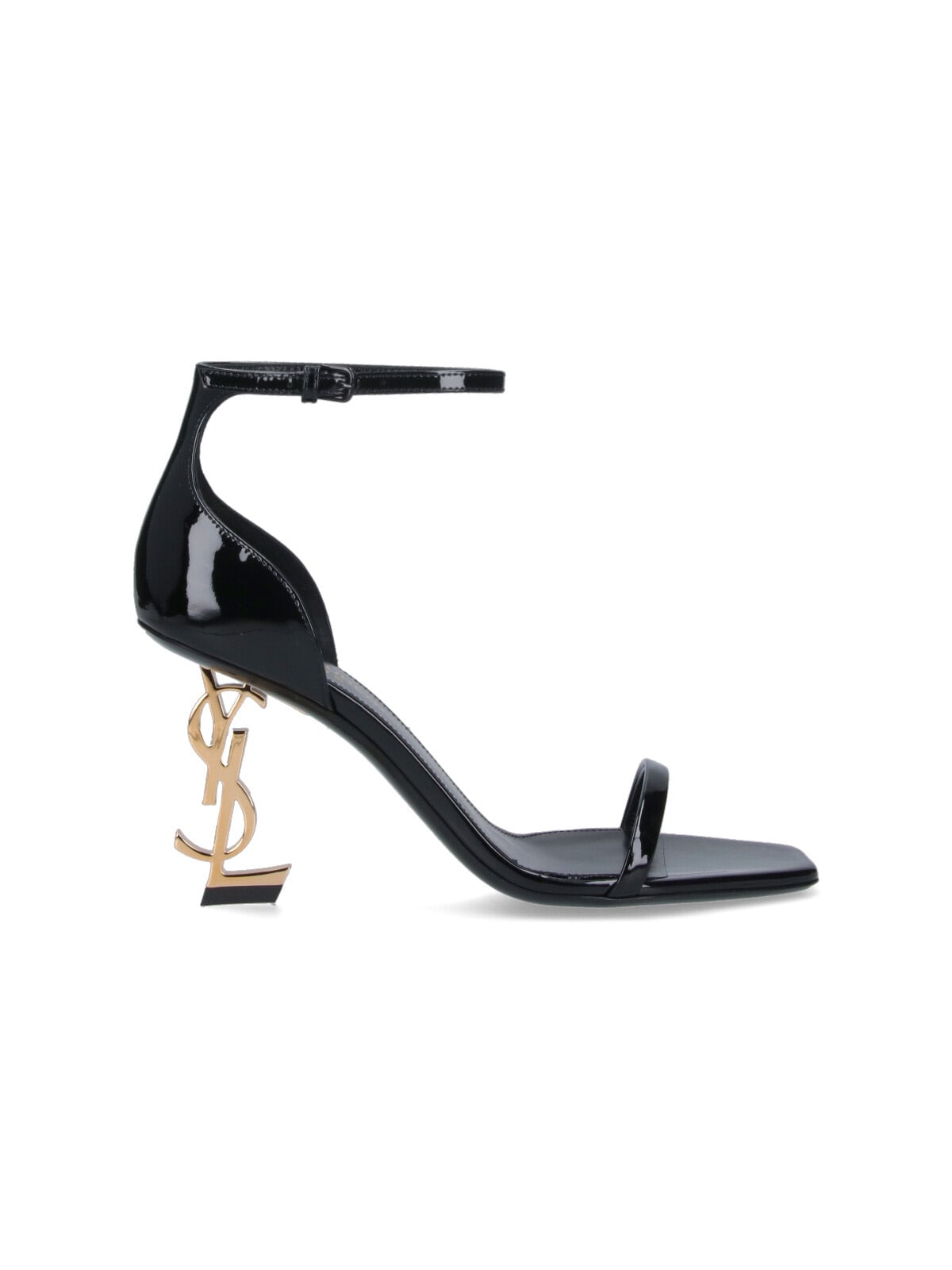 Saint Laurent Opyum Heeled Sandals In Multi