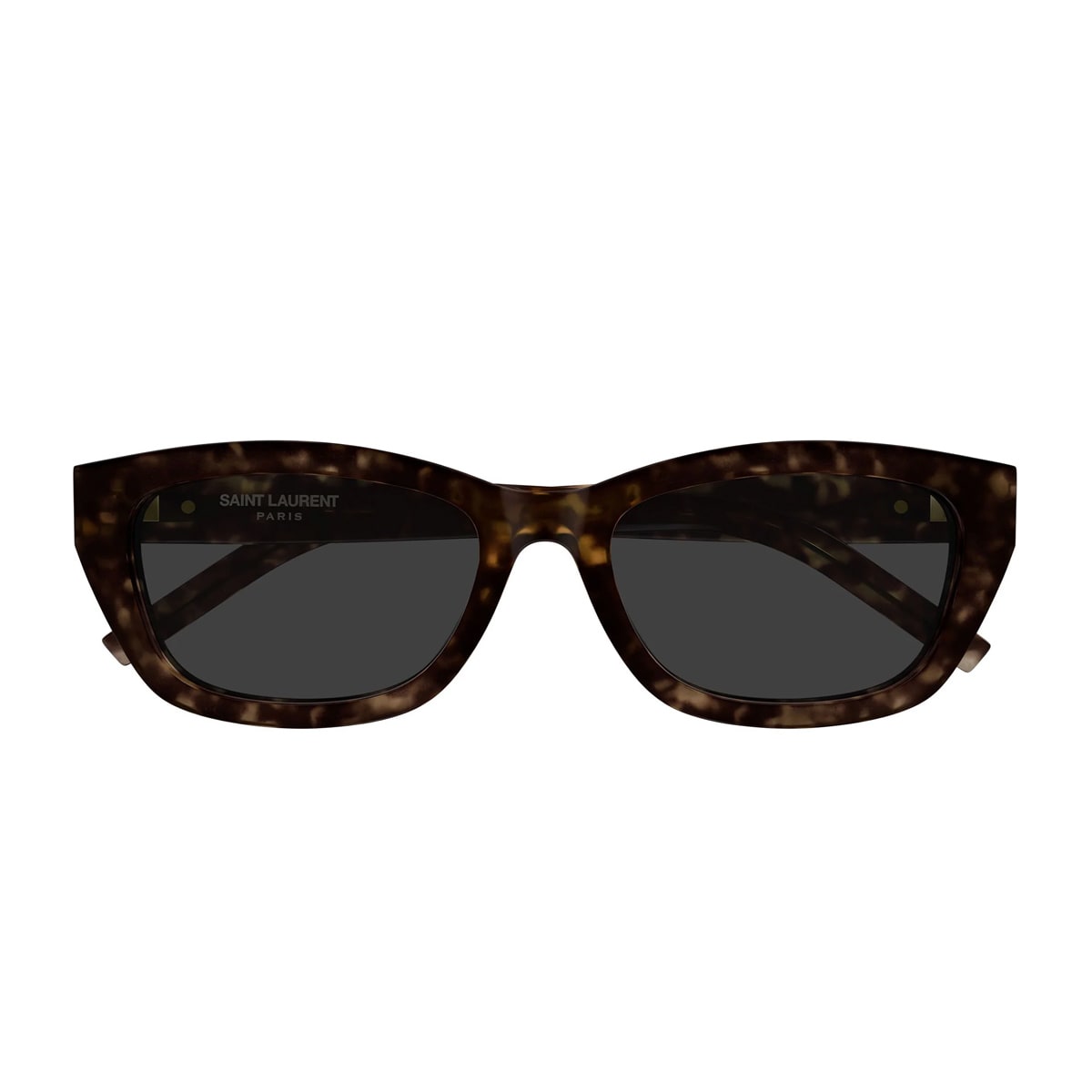 Saint Laurent Sl M153 Linea Monogram 002 Havana Grey Sunglasses In Brown