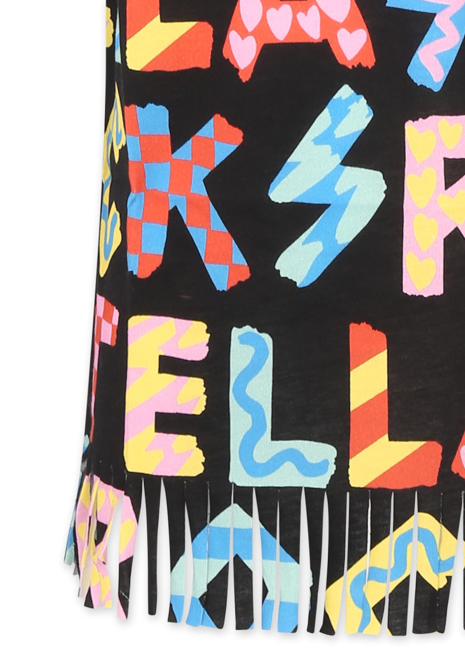 Stella Mccartney Cotton Jersey Dress In Black