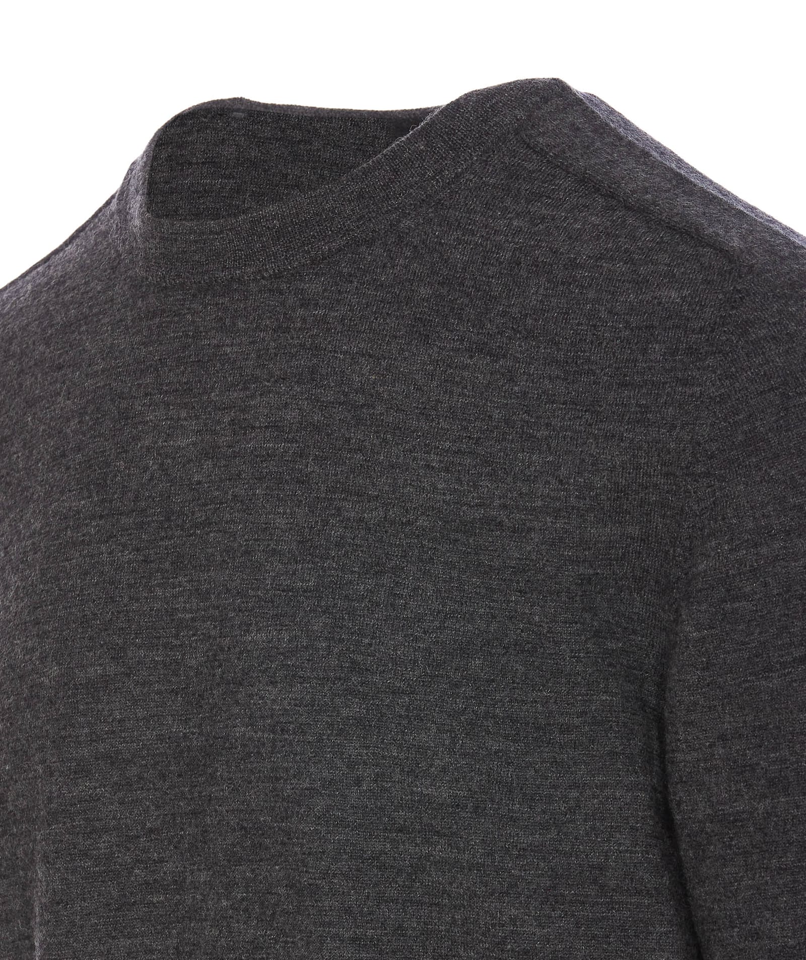 Shop Maison Margiela Elbow Patch Sweater In Grey